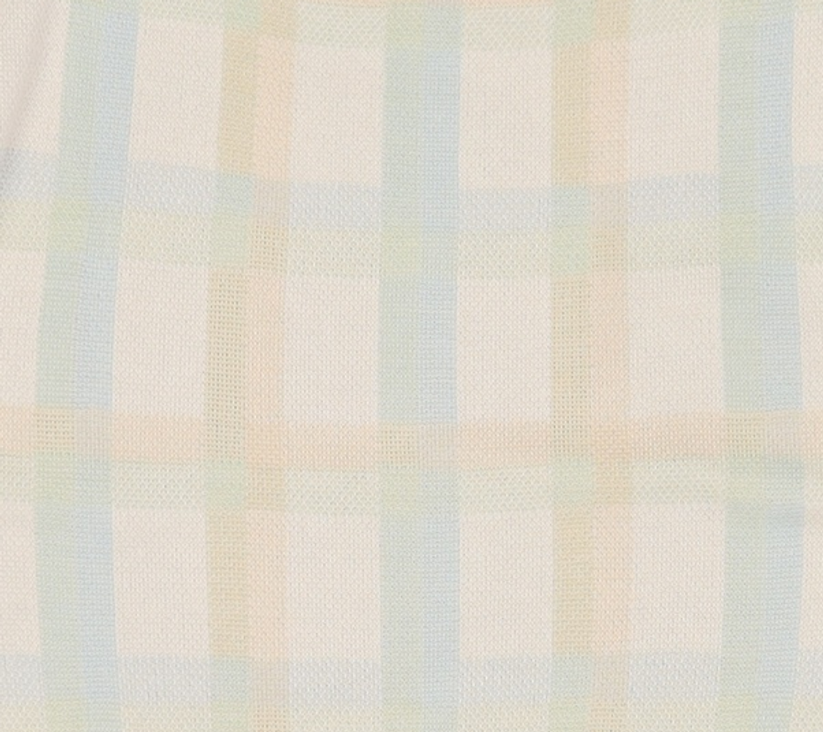 어몽(AMONG) A SPRING CHECK KNIT_IVORY S
