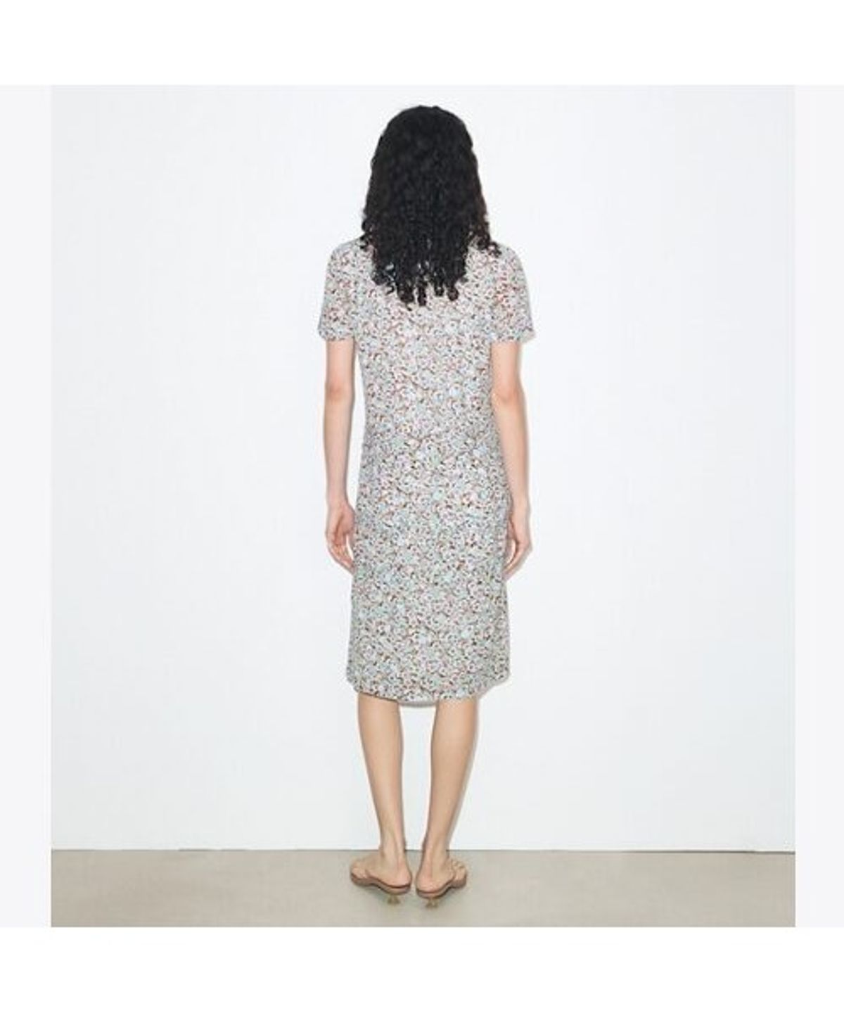 토리버치(TORYBURCH) 프린티드 비스코스 셔츠드레스 - 블루 플로럴