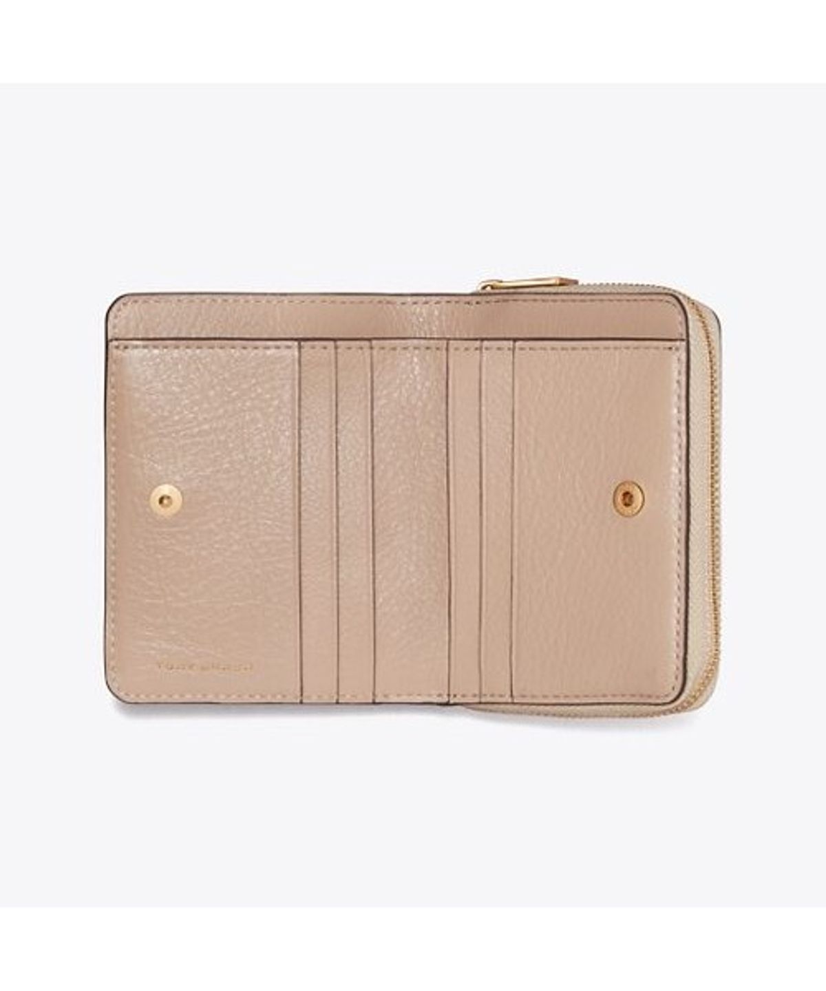토리버치(TORYBURCH) 찰리 퀼티드 바이폴드 월렛 - 소프트 시멘트