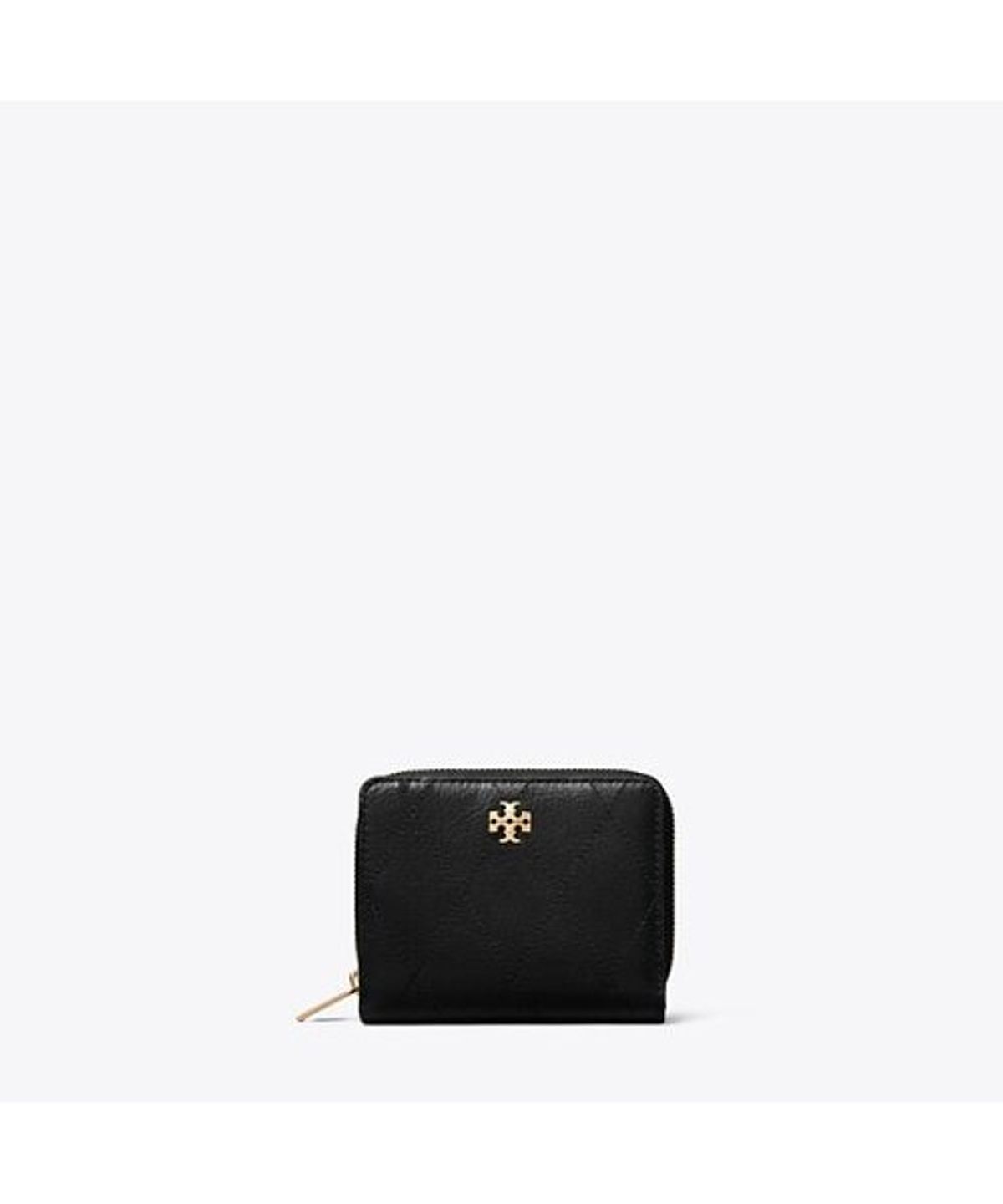 토리버치(TORYBURCH) 찰리 퀼티드 바이폴드 월렛 - 블랙