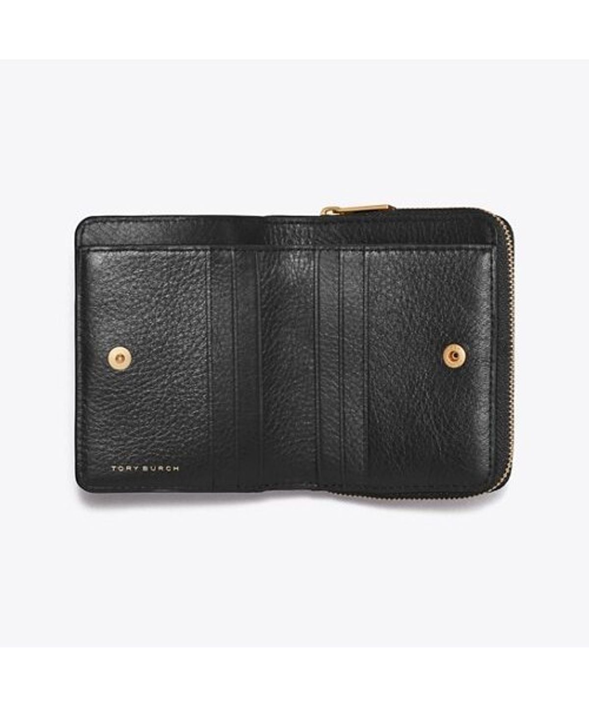 토리버치(TORYBURCH) 찰리 퀼티드 바이폴드 월렛 - 블랙