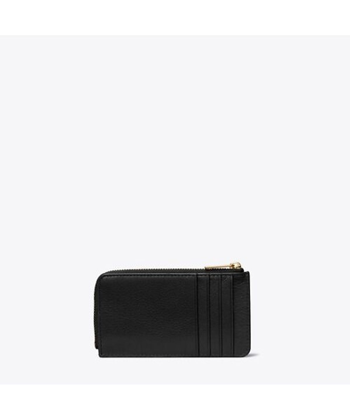 토리버치(TORYBURCH) 찰리 퀼티드 집 카드 케이스 - 블랙 / 참