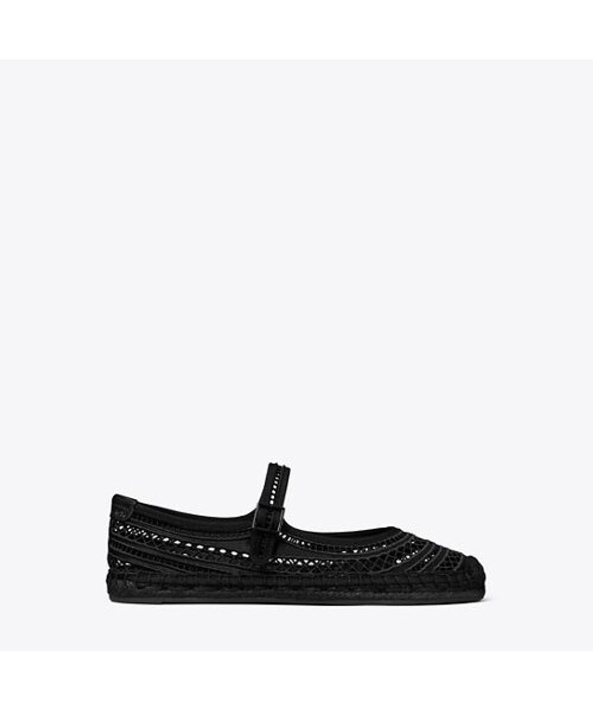 토리버치(TORYBURCH) 오픈 위브 메리 제인 에스파드리유 - 퍼펙트 블랙