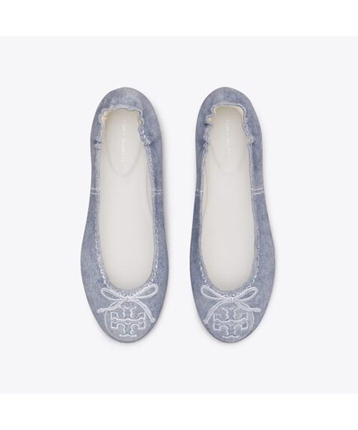 토리버치(TORYBURCH) 래바 트레블 발레 - 블루 클라우드