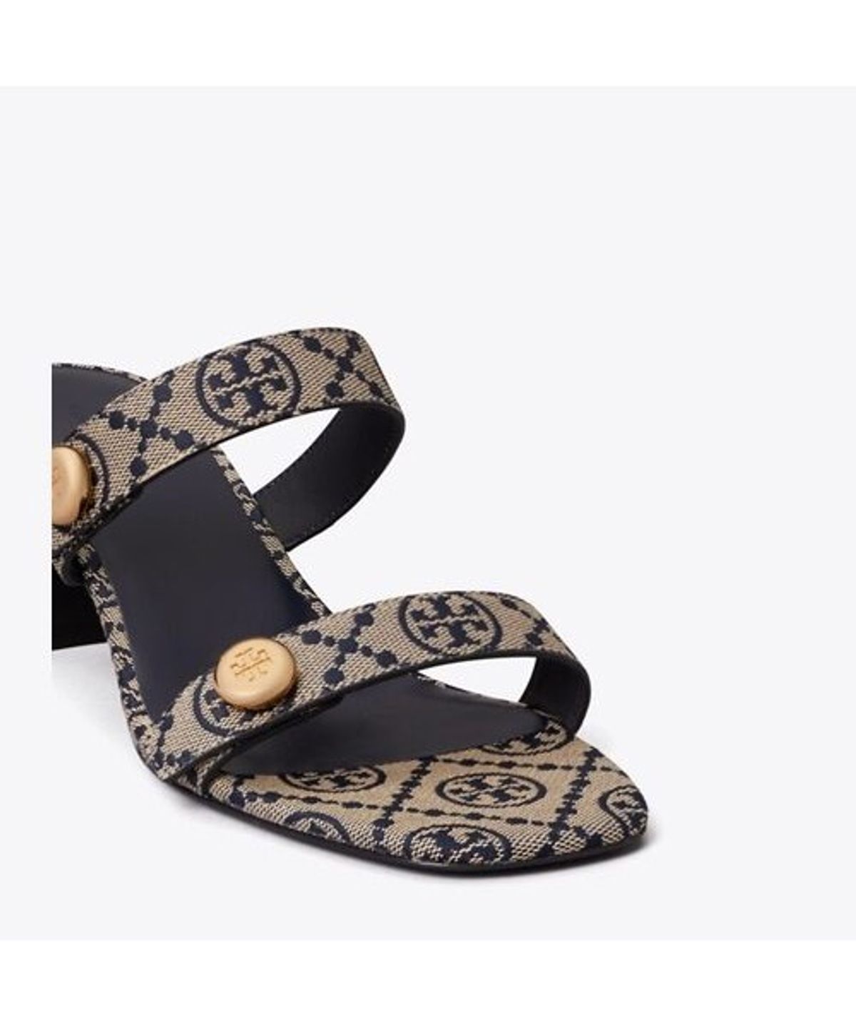 토리버치(TORYBURCH) 로미 시티 샌들 55Mm - 티 모노 퍼펙트 네이비