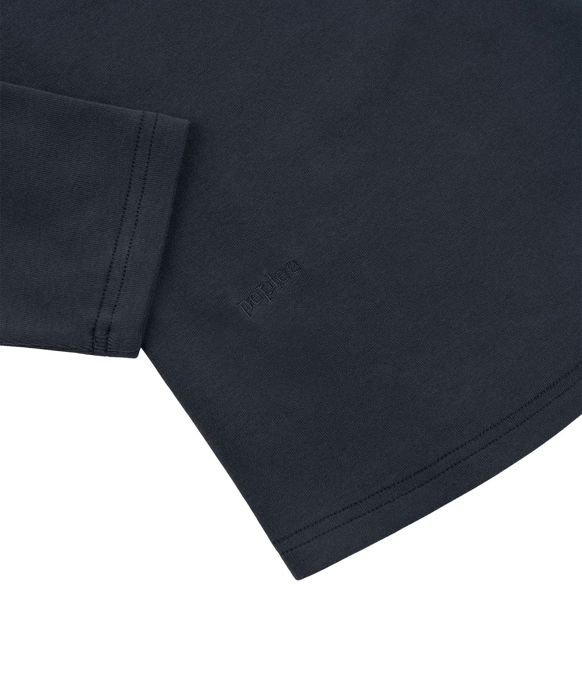 페플리(PEPLEE) V-Neck 3/4 Sleeve Tee (Navy)