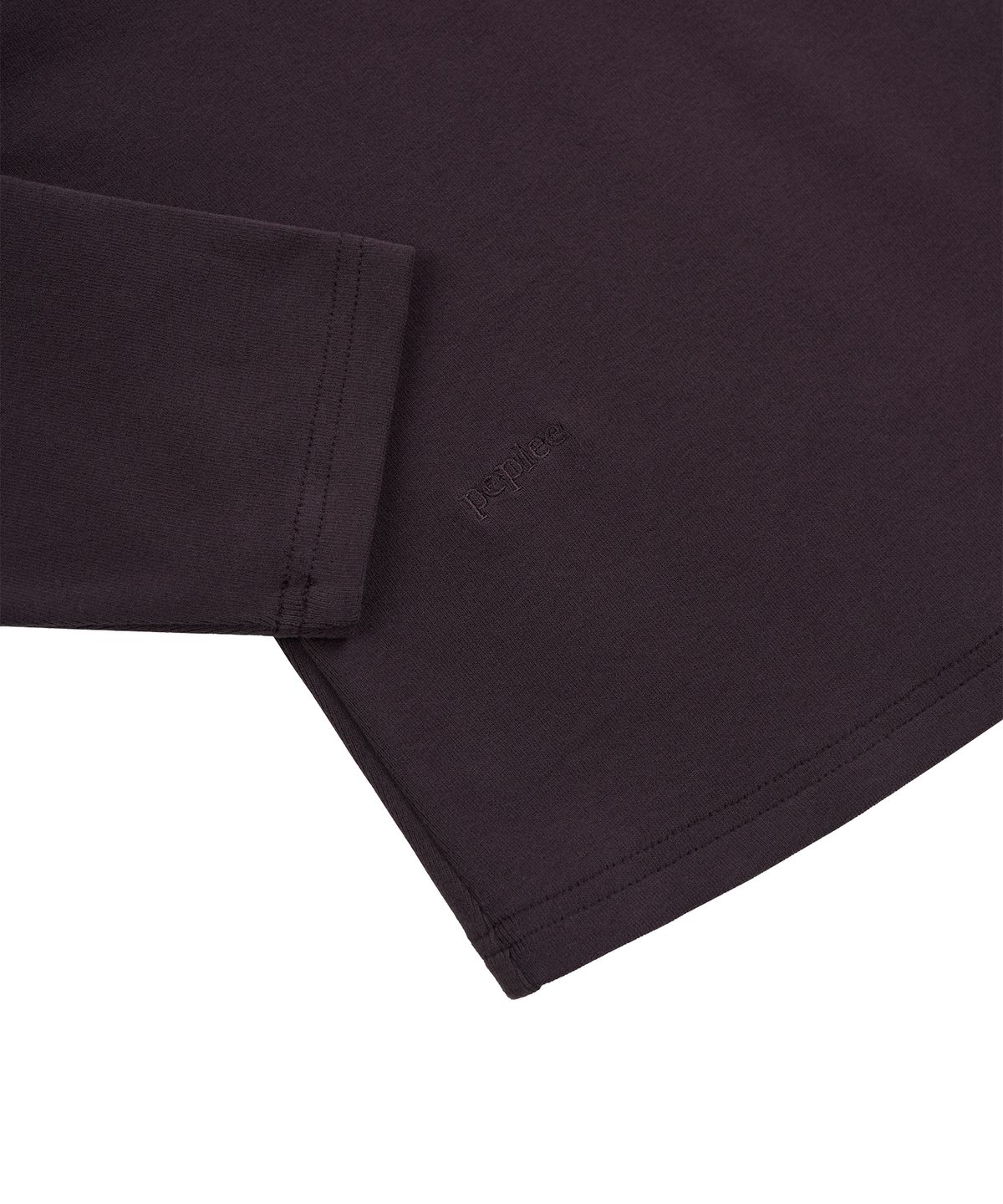 페플리(PEPLEE) V-Neck 3/4 Sleeve Tee (Purple)