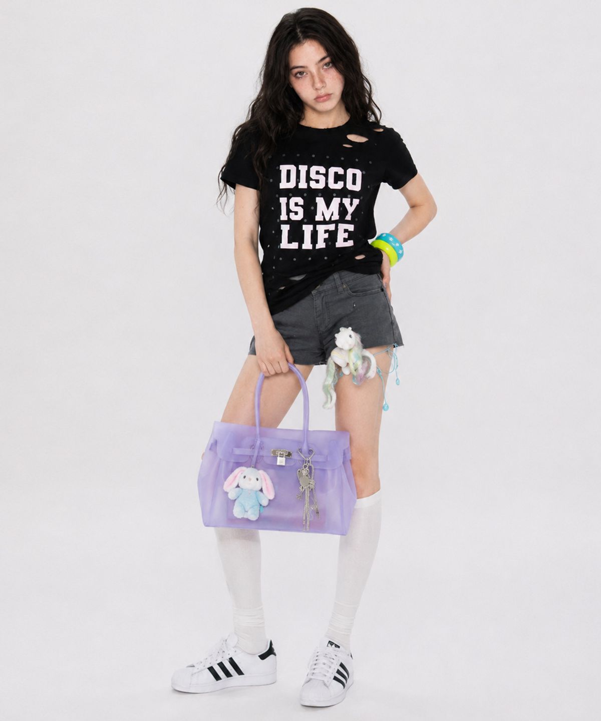 마틴콕스(MATINCOX) Jelly Keyring Bag - Purple