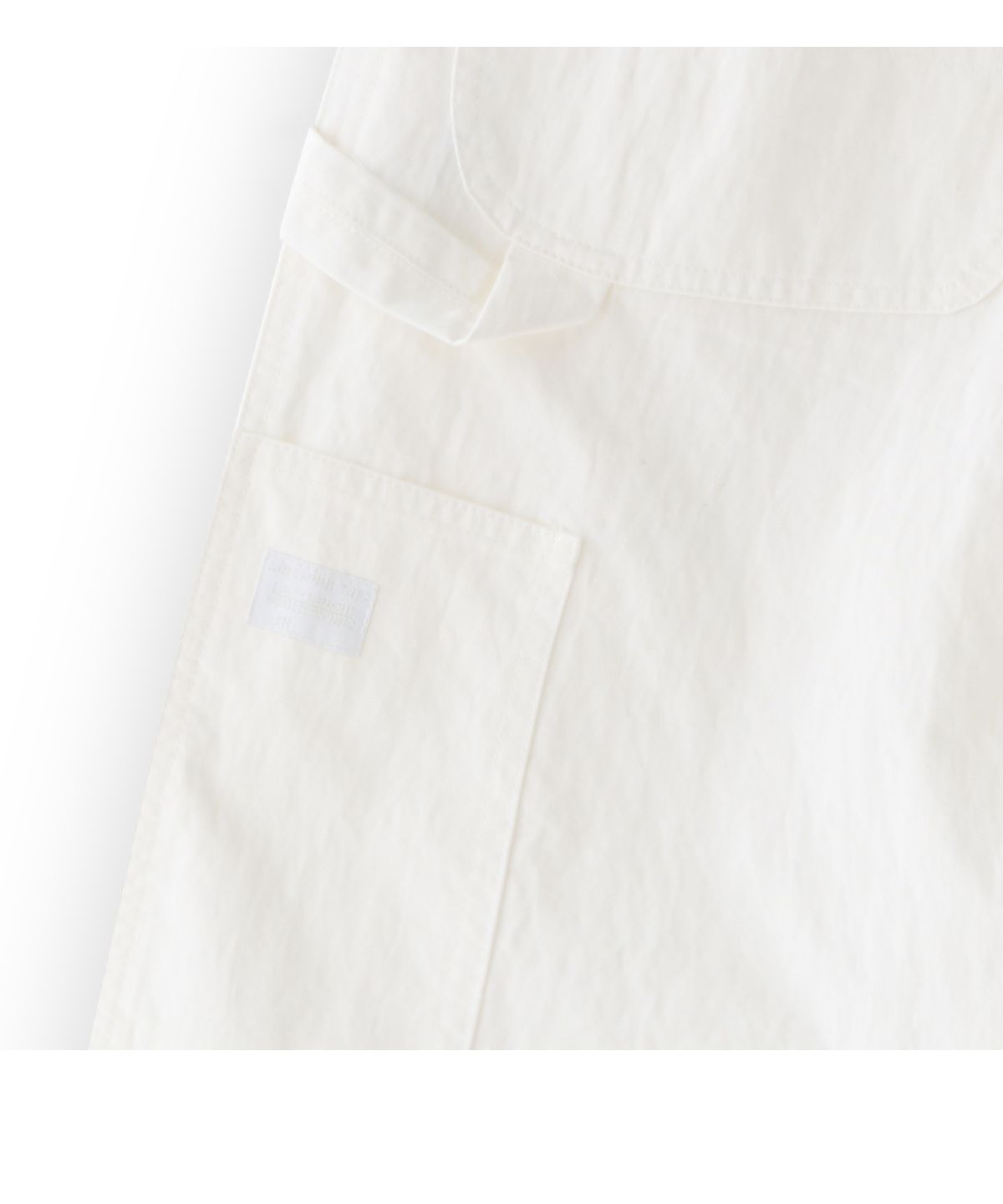 투위드(TUEWID) 002 Washed capenter pants in loose fit white
