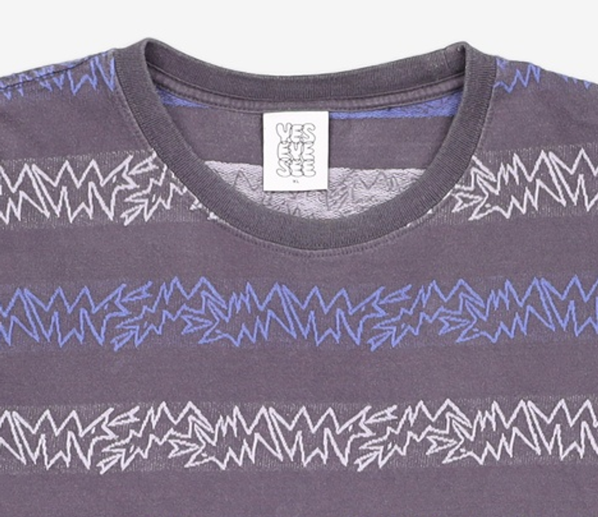 예스아이씨(YESEYESEE) SN Jacquard Tee Charcoal XL