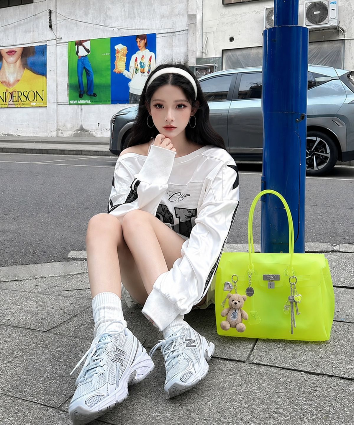 마틴콕스(MATINCOX) Jelly Keyring Bag - Lime