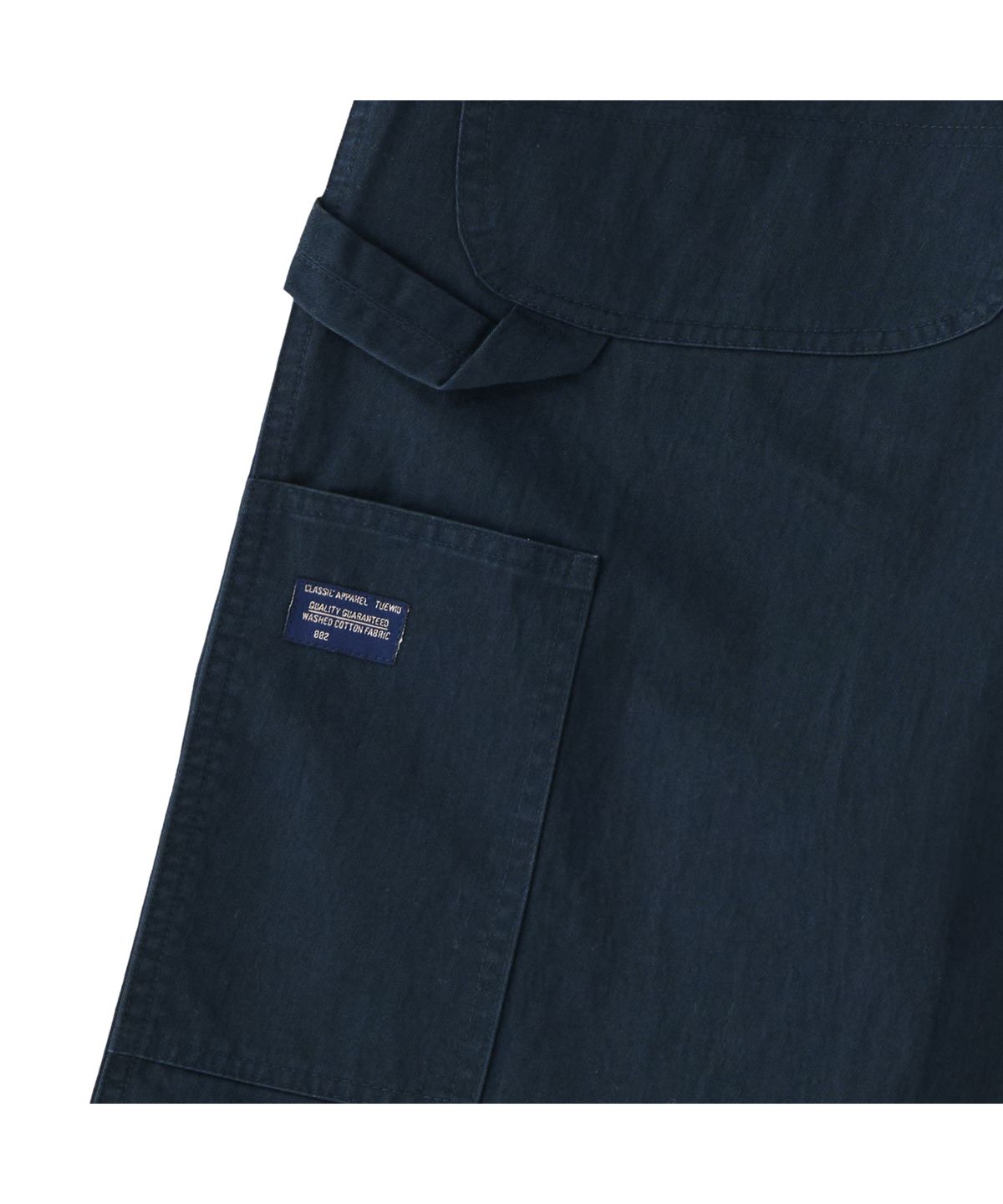 투위드(TUEWID) 002 Washed capenter pants in loose fit navy