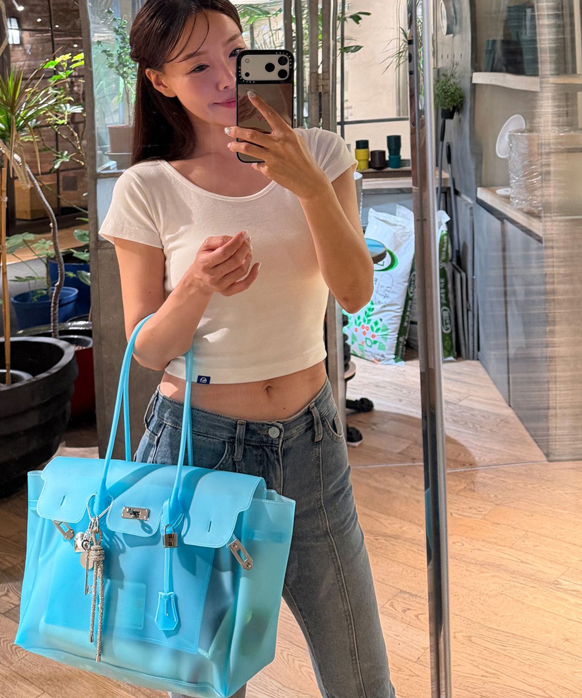 마틴콕스(MATINCOX) Jelly Keyring Bag - Sky