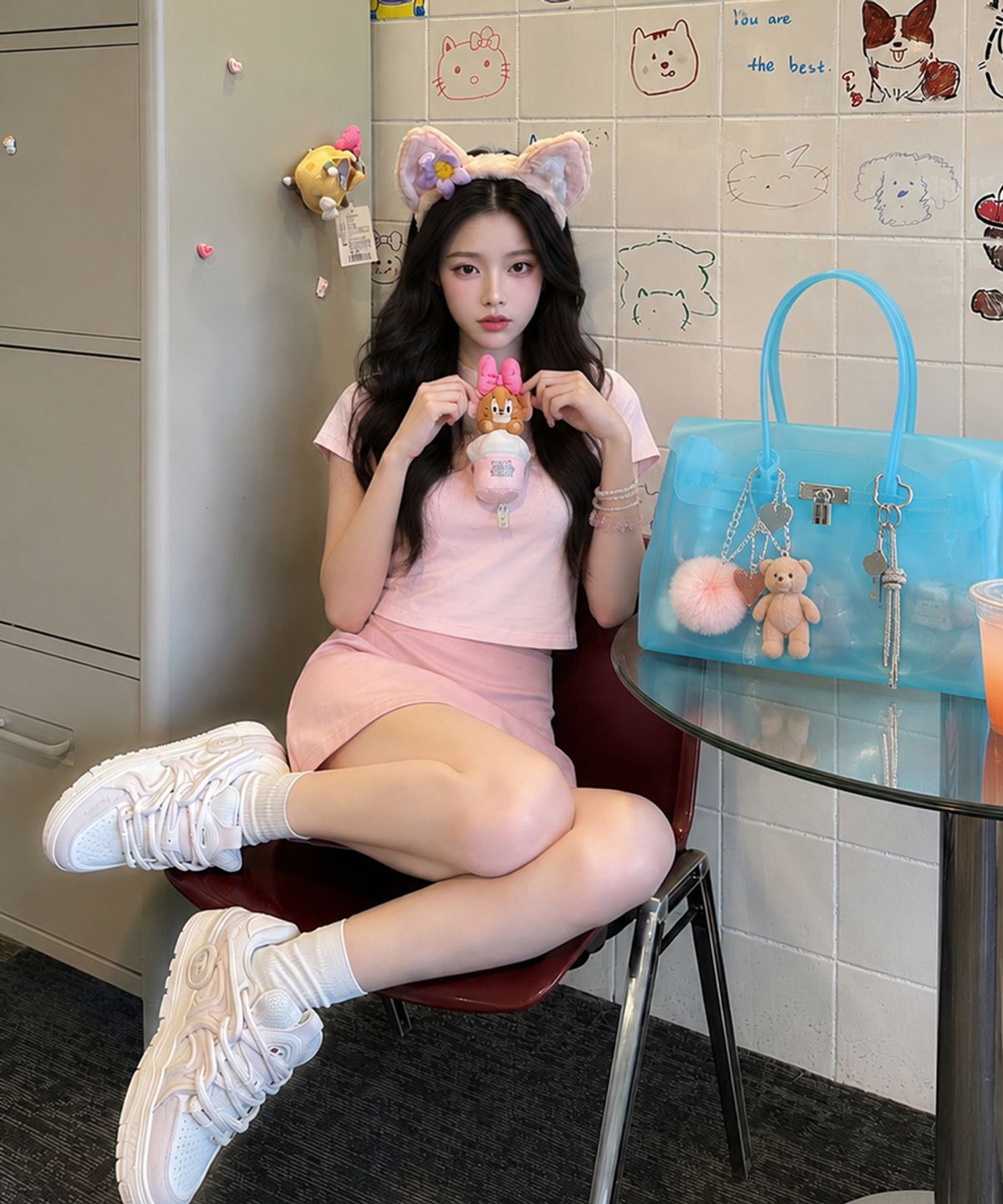 마틴콕스(MATINCOX) Jelly Keyring Bag - Sky