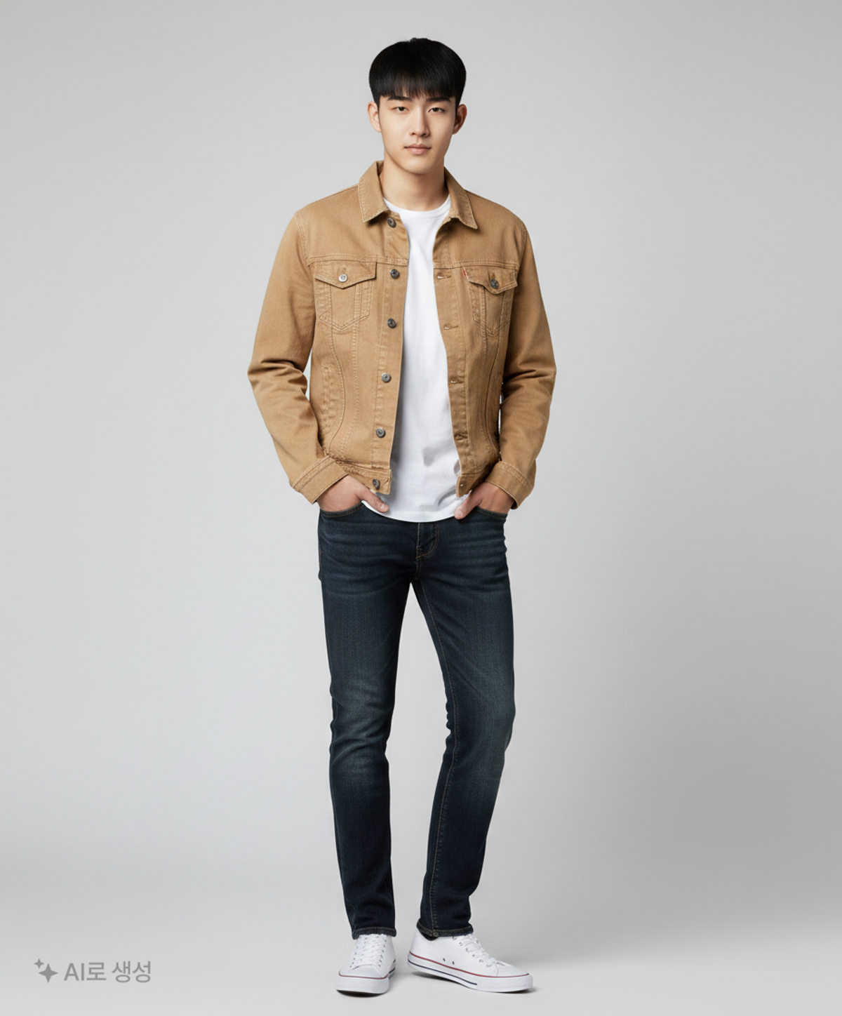 지오다노(GIORDANO) 데님/트러커 재킷 L