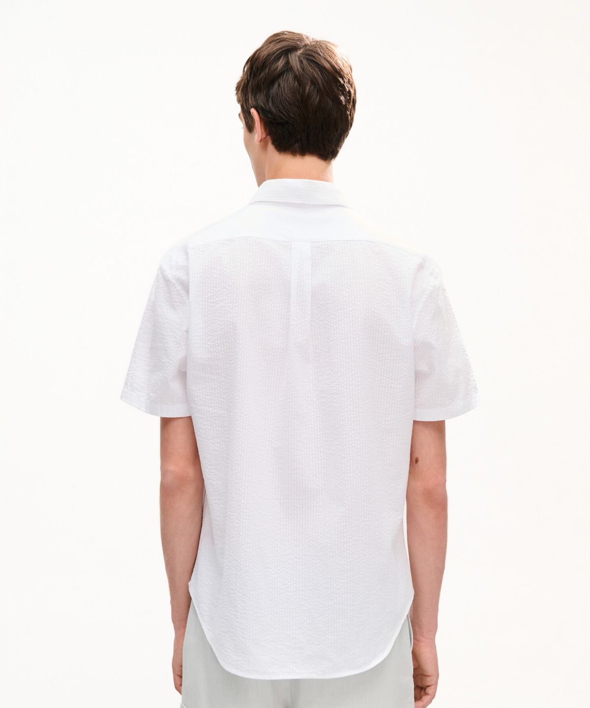 겐조(KENZO) 남성 겐조 시그니처 캐쥬얼 숏 슬리브 셔츠_K263AMI401WHX