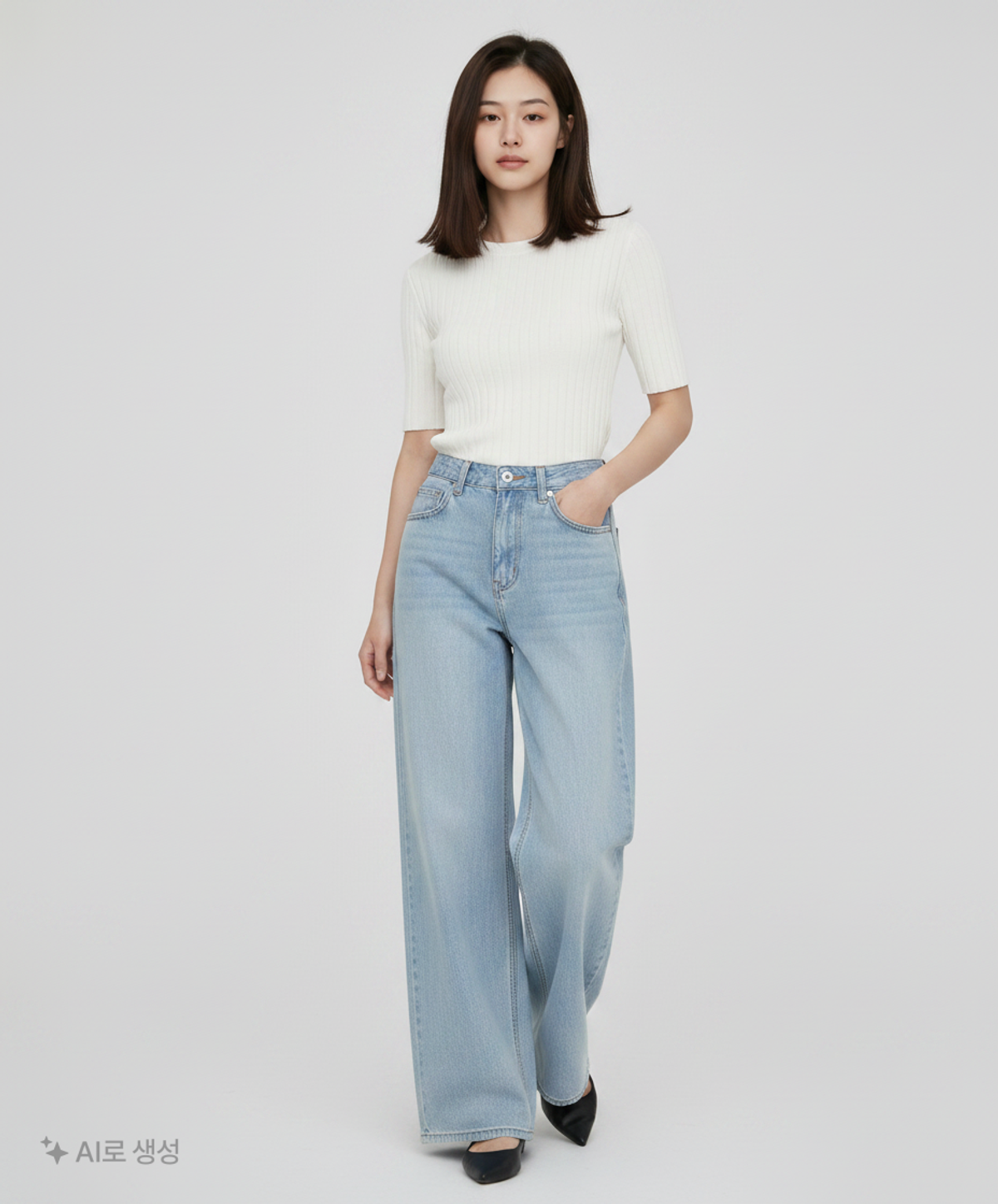 스파오(SPAO) 청/데님 팬츠 74