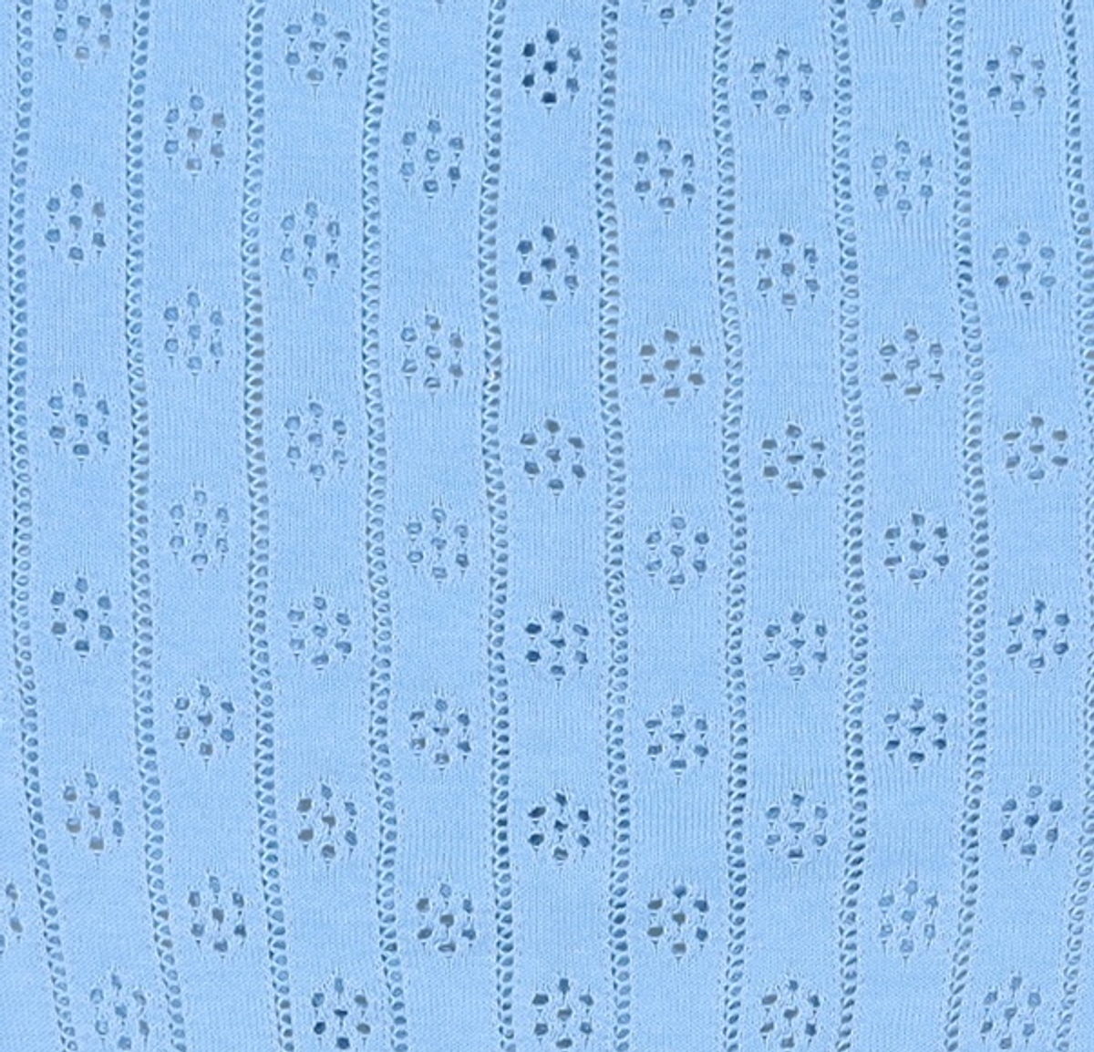 어몽(AMONG) A FLOWER SEED CROCHET KNIT TOP_BLUE S