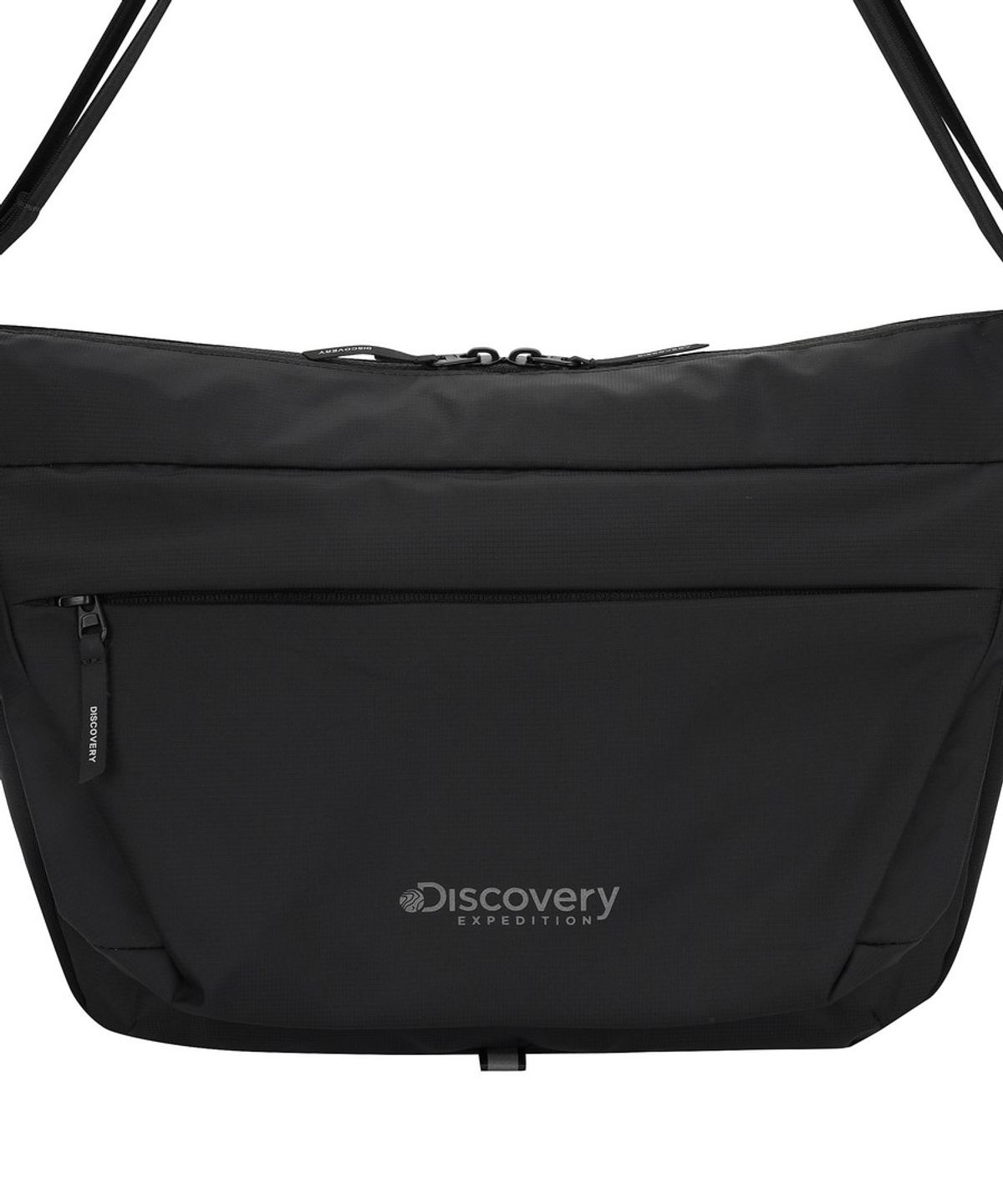 디스커버리 익스페디션(DISCOVERY EXPEDITION) 에이런 플랩 라지 크로스백 (BLACK)