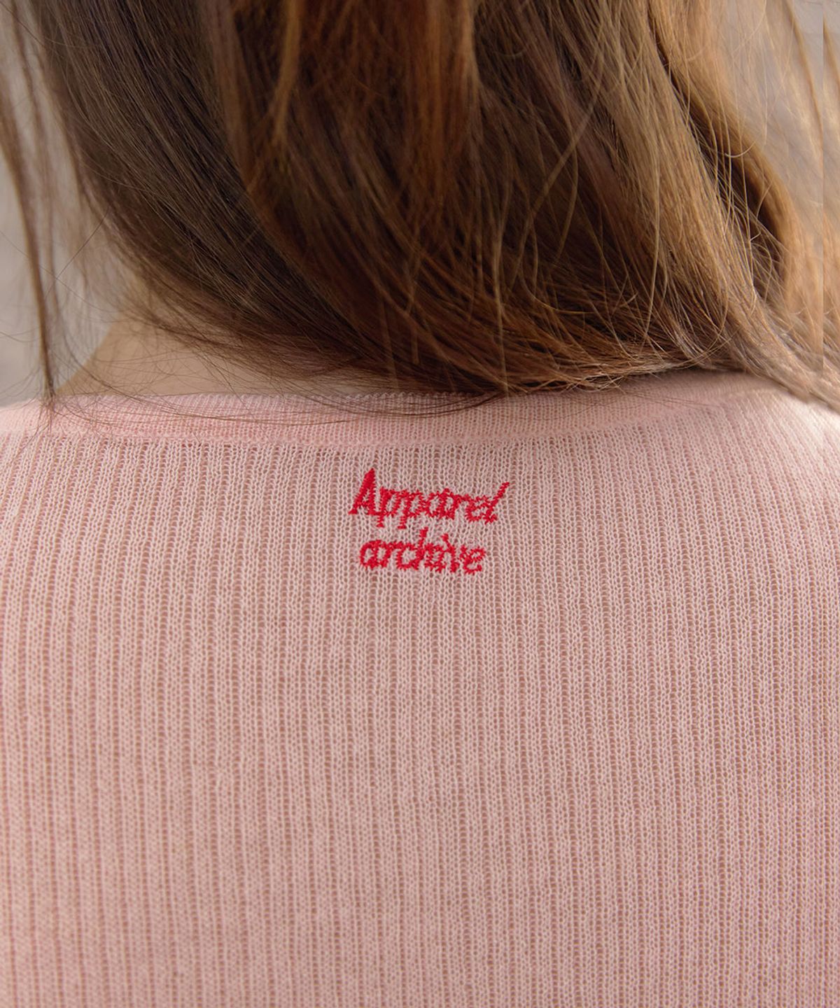 어패럴아카이브(APPAREL ARCHIVE) Lume linen cardigan - Pink