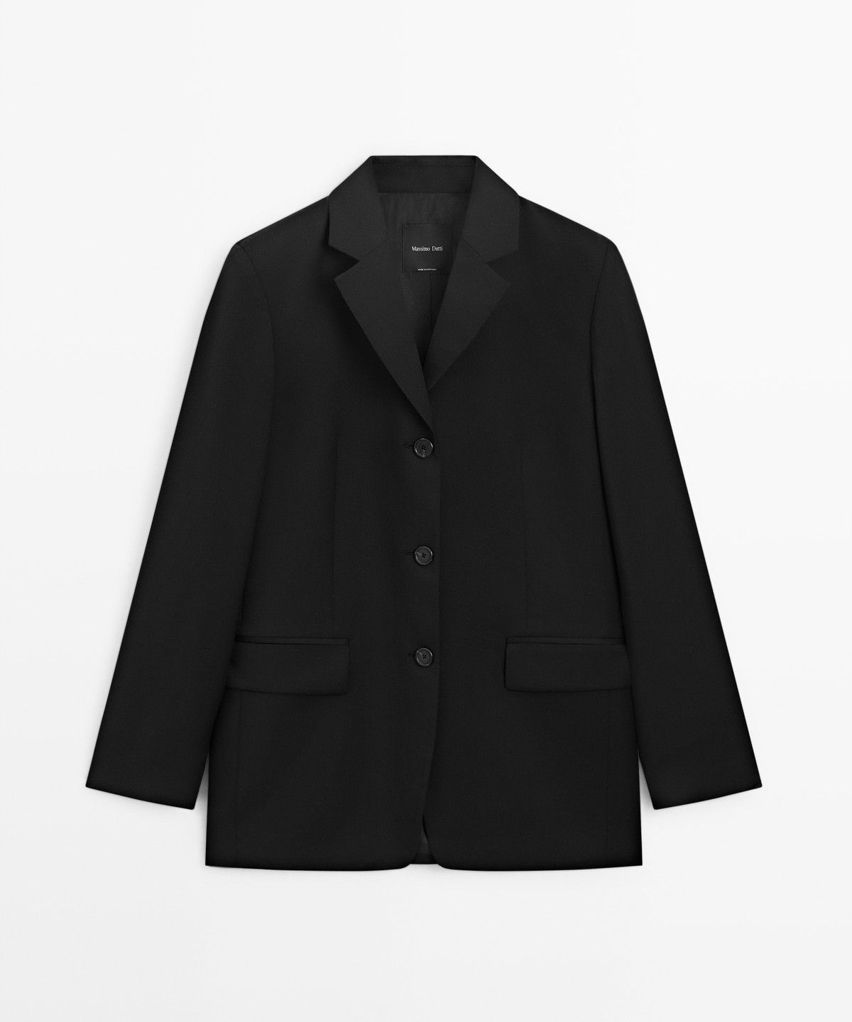마시모두띠(MASSIMO DUTTI) 100% 쿨 울 블레이저