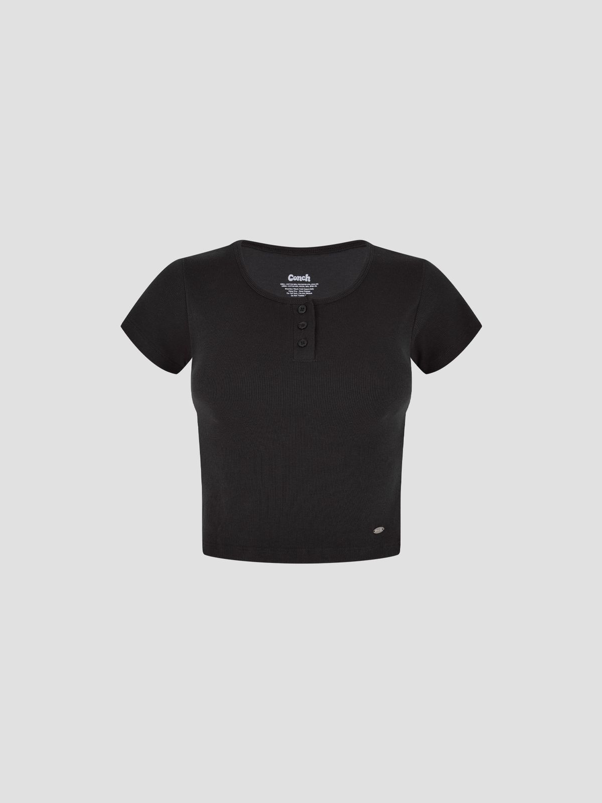 콘치웨어(CONCHWEAR) 캡내장 헨리넥 반팔 티셔츠 (3colors)