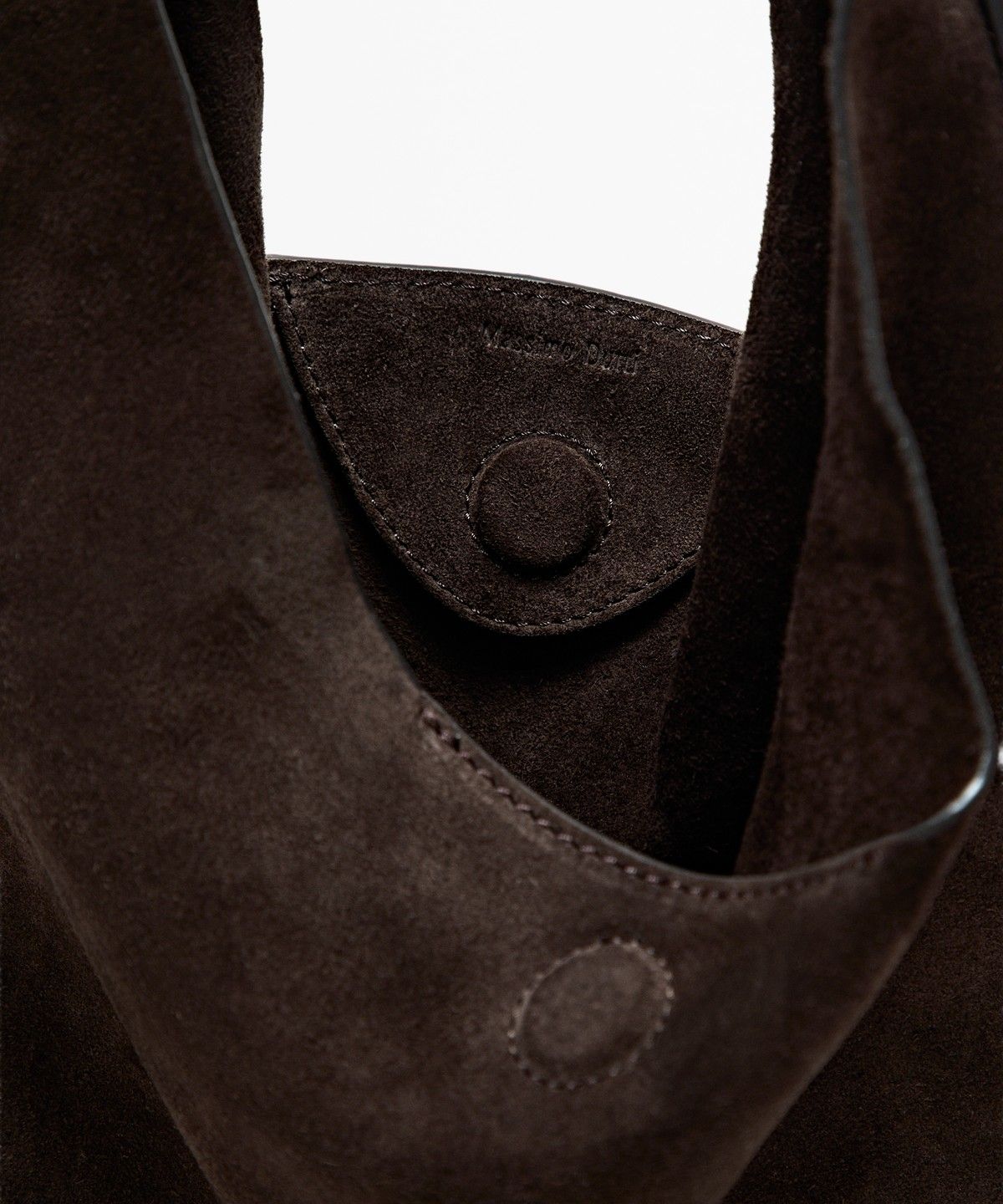 마시모두띠(MASSIMO DUTTI) 스플릿 스웨이드 미니 백