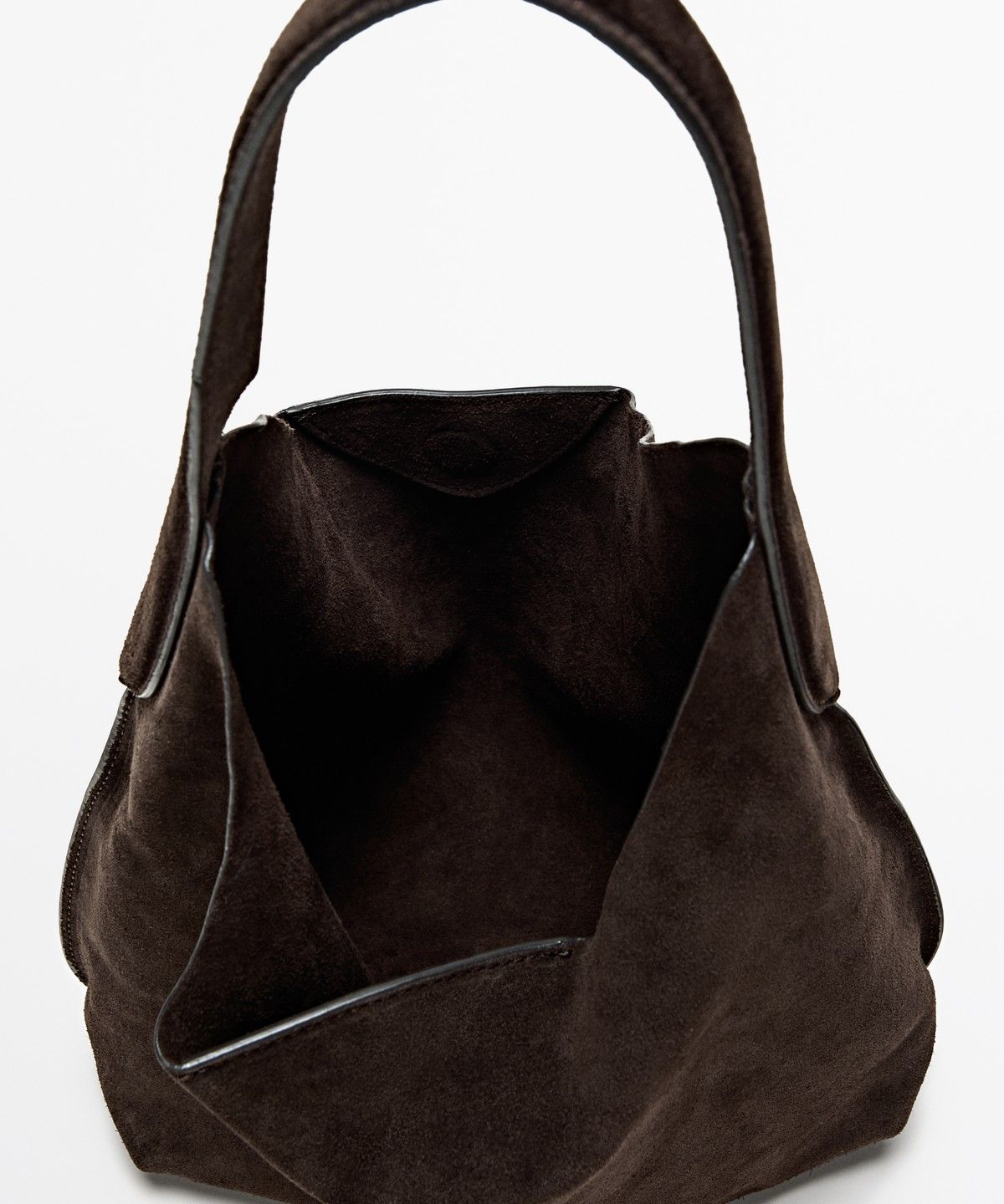 마시모두띠(MASSIMO DUTTI) 스플릿 스웨이드 미니 백