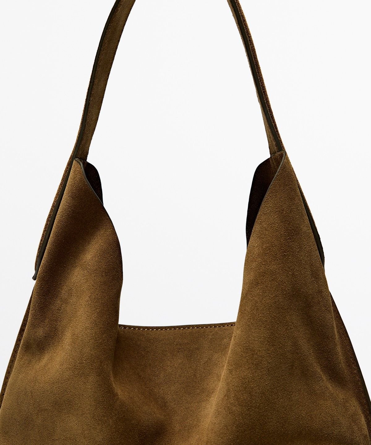 마시모두띠(MASSIMO DUTTI) 스플릿 스웨이드 미니 백