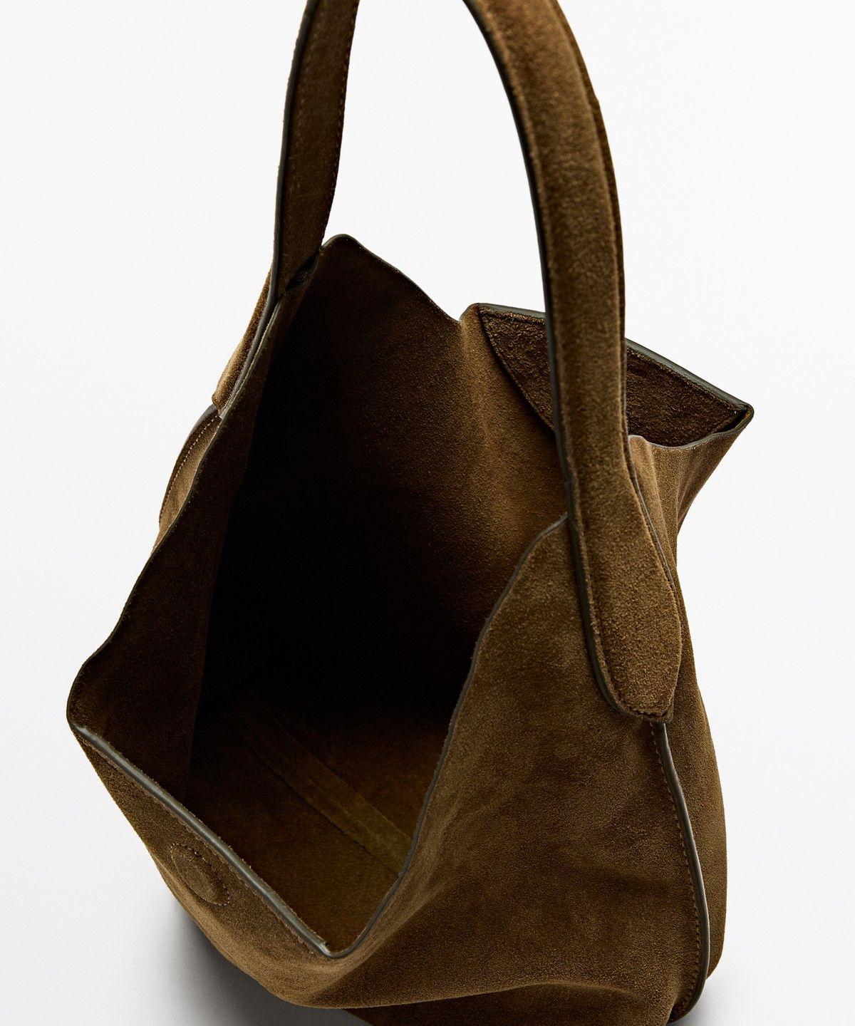 마시모두띠(MASSIMO DUTTI) 스플릿 스웨이드 미니 백