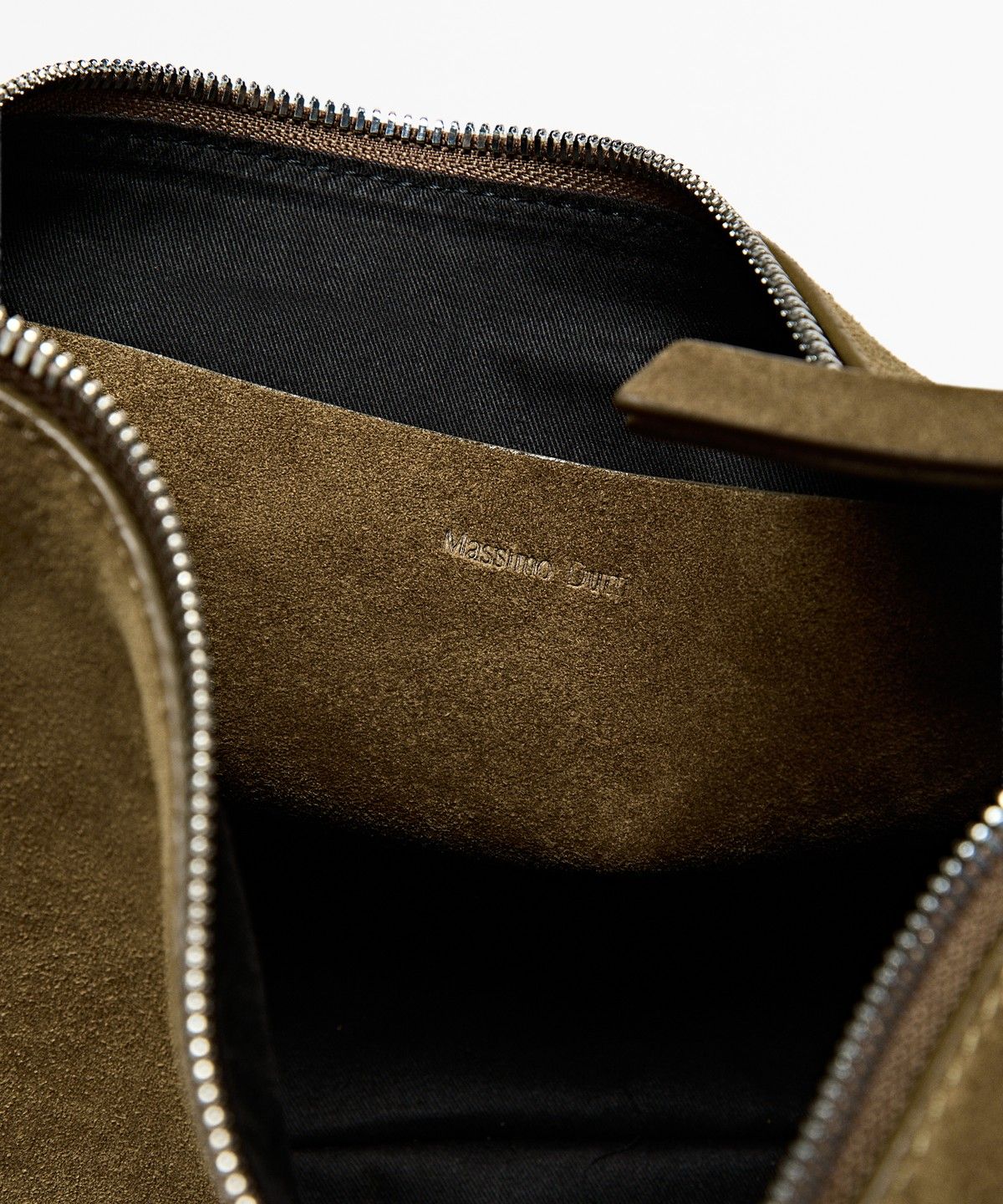 마시모두띠(MASSIMO DUTTI) 스플릿 스웨이드 레더 크로스백