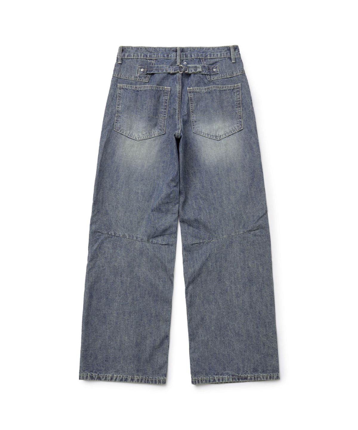해칭룸(HATCHINGROOM) Cinch Back Jeans Vintage Blue