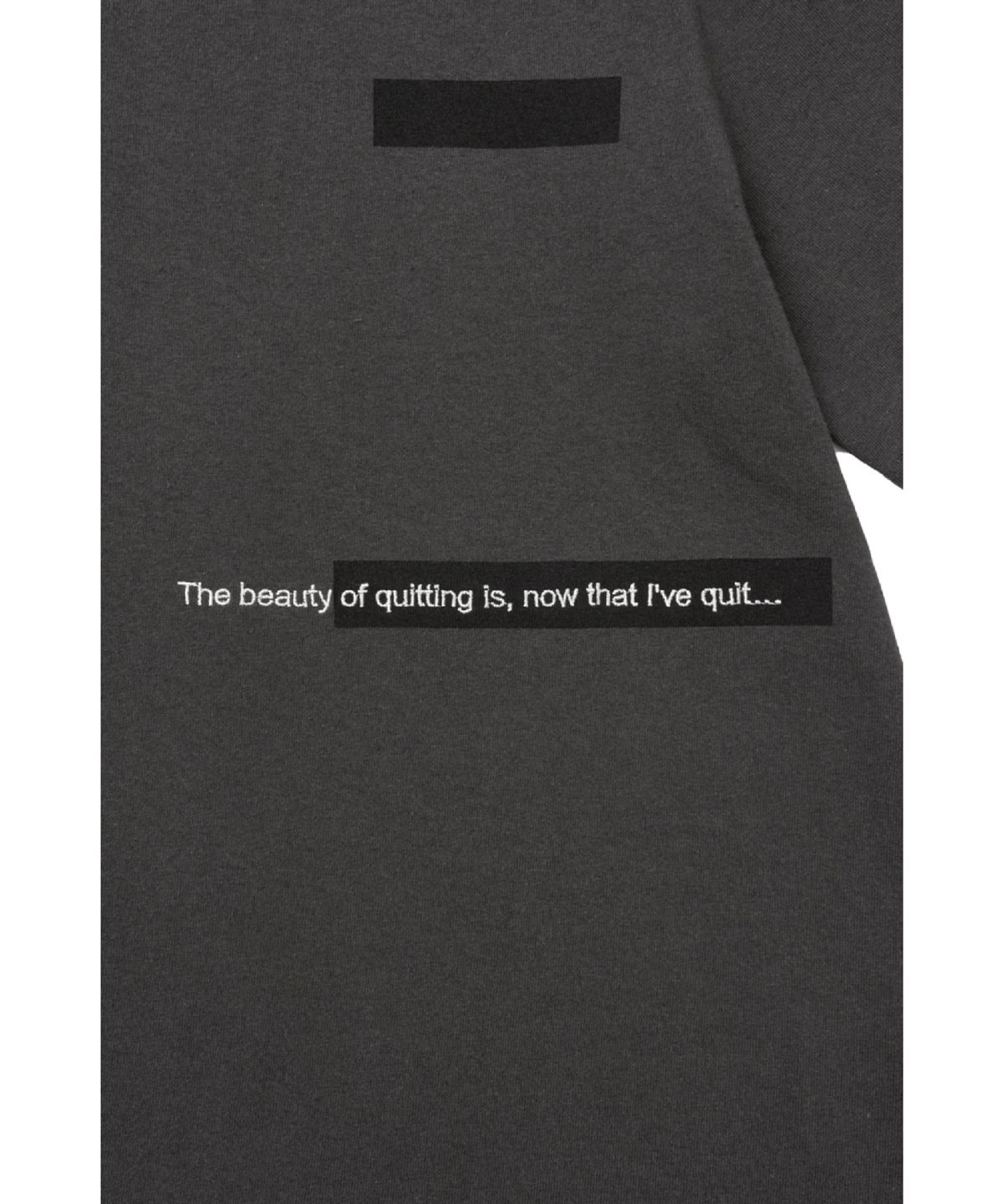 해칭룸(HATCHINGROOM) Paradox Tee Charcoal