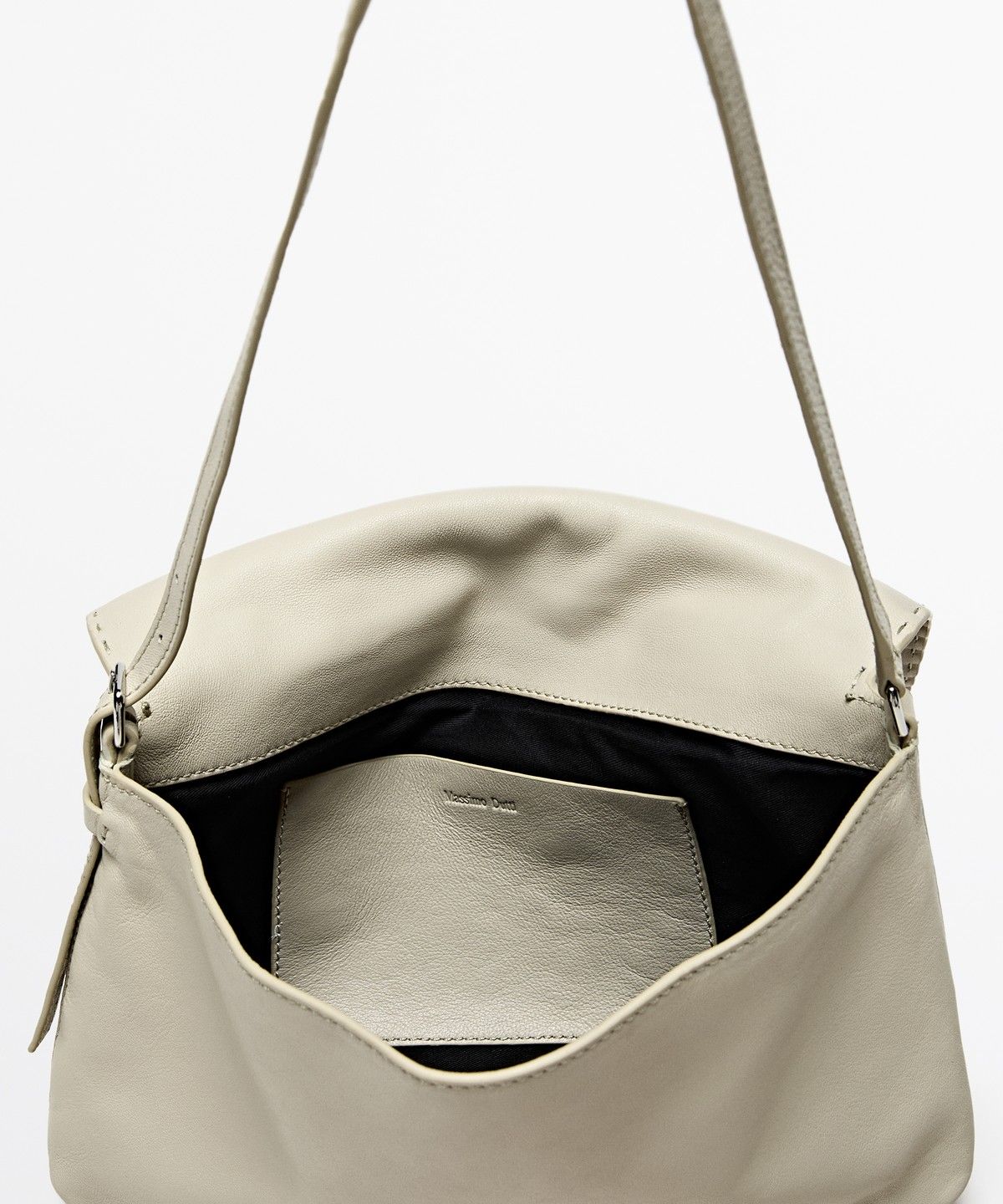 마시모두띠(MASSIMO DUTTI) 나파 가죽 스티치 디테일 크로스백