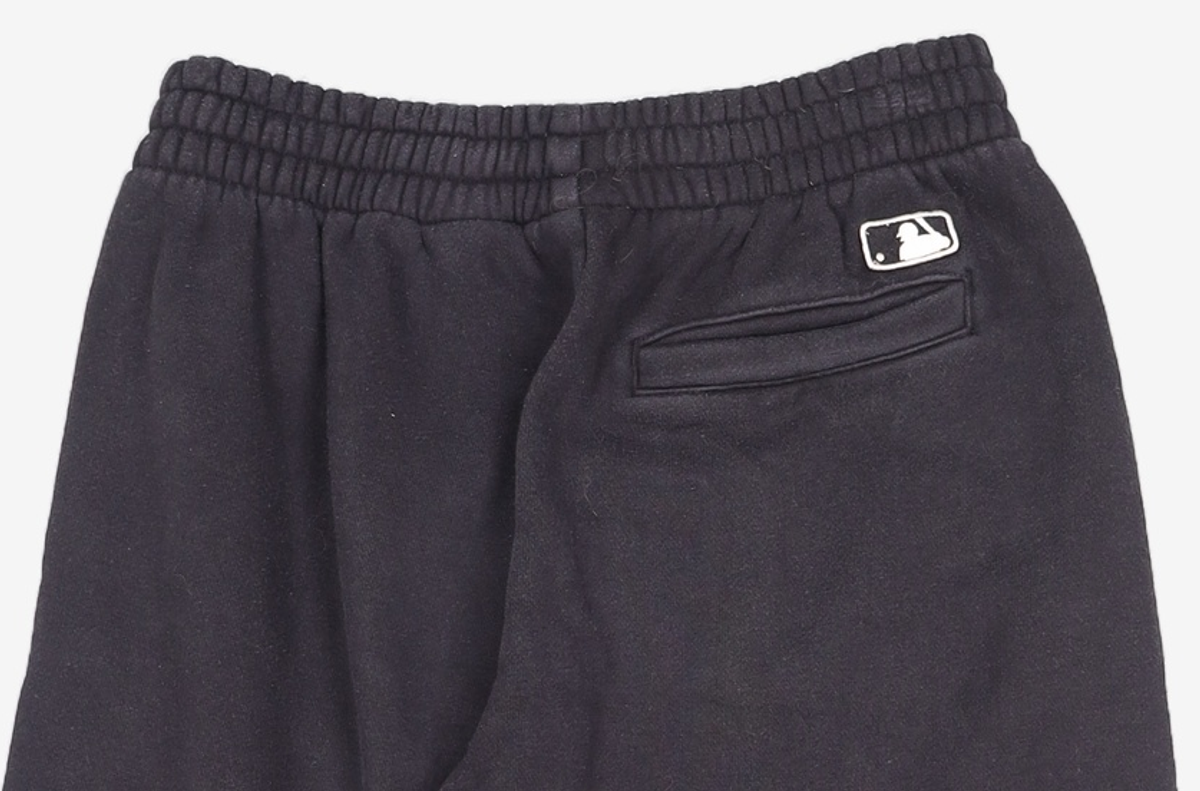 엠엘비(MLB) 베이직 빅로고 기모 루즈핏 조거팬츠 NY (Black) XS