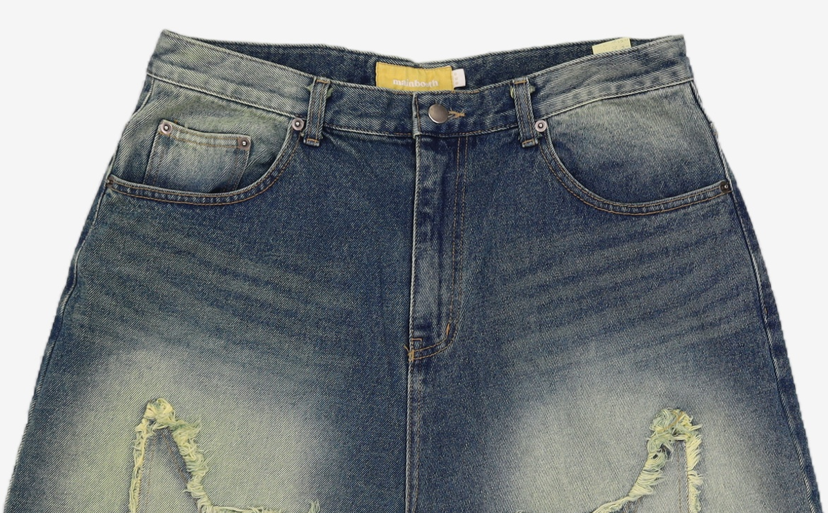 메인부스(MAINBOOTH) Spark Denim Shorts(BLACK) 3