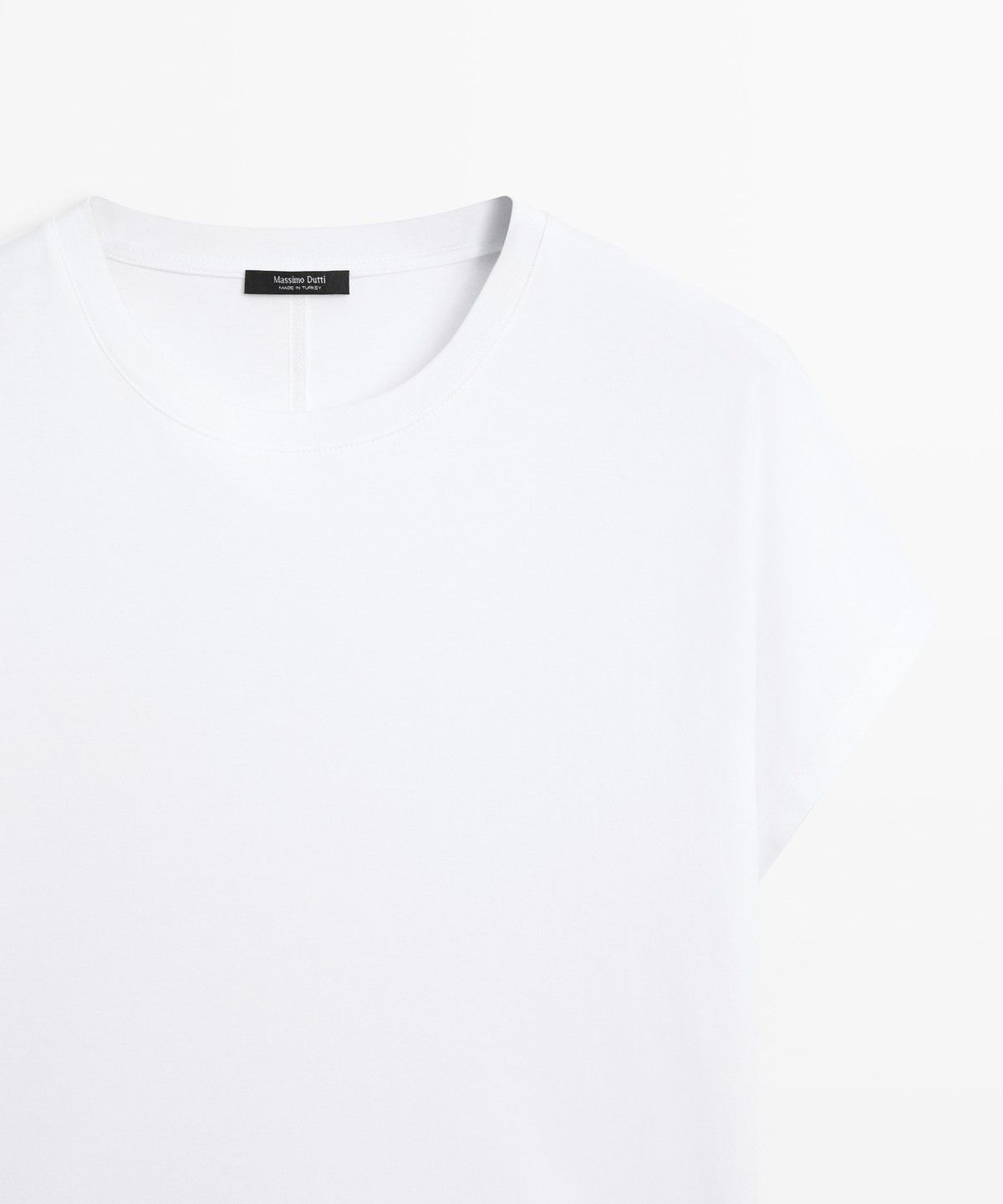 마시모두띠(MASSIMO DUTTI) 100% 면 반팔 티셔츠