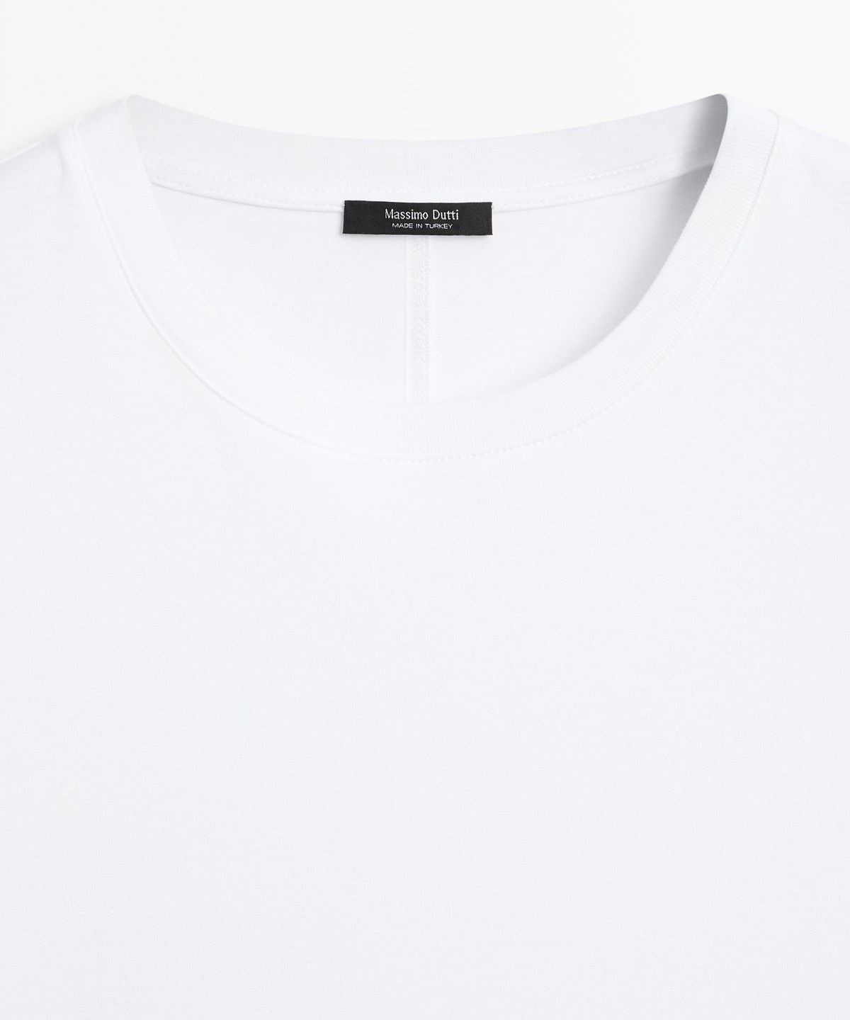 마시모두띠(MASSIMO DUTTI) 100% 면 반팔 티셔츠