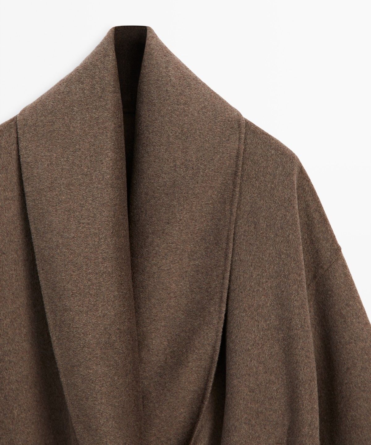 마시모두띠(MASSIMO DUTTI) 멜란지 울 랩 쇼트 재킷