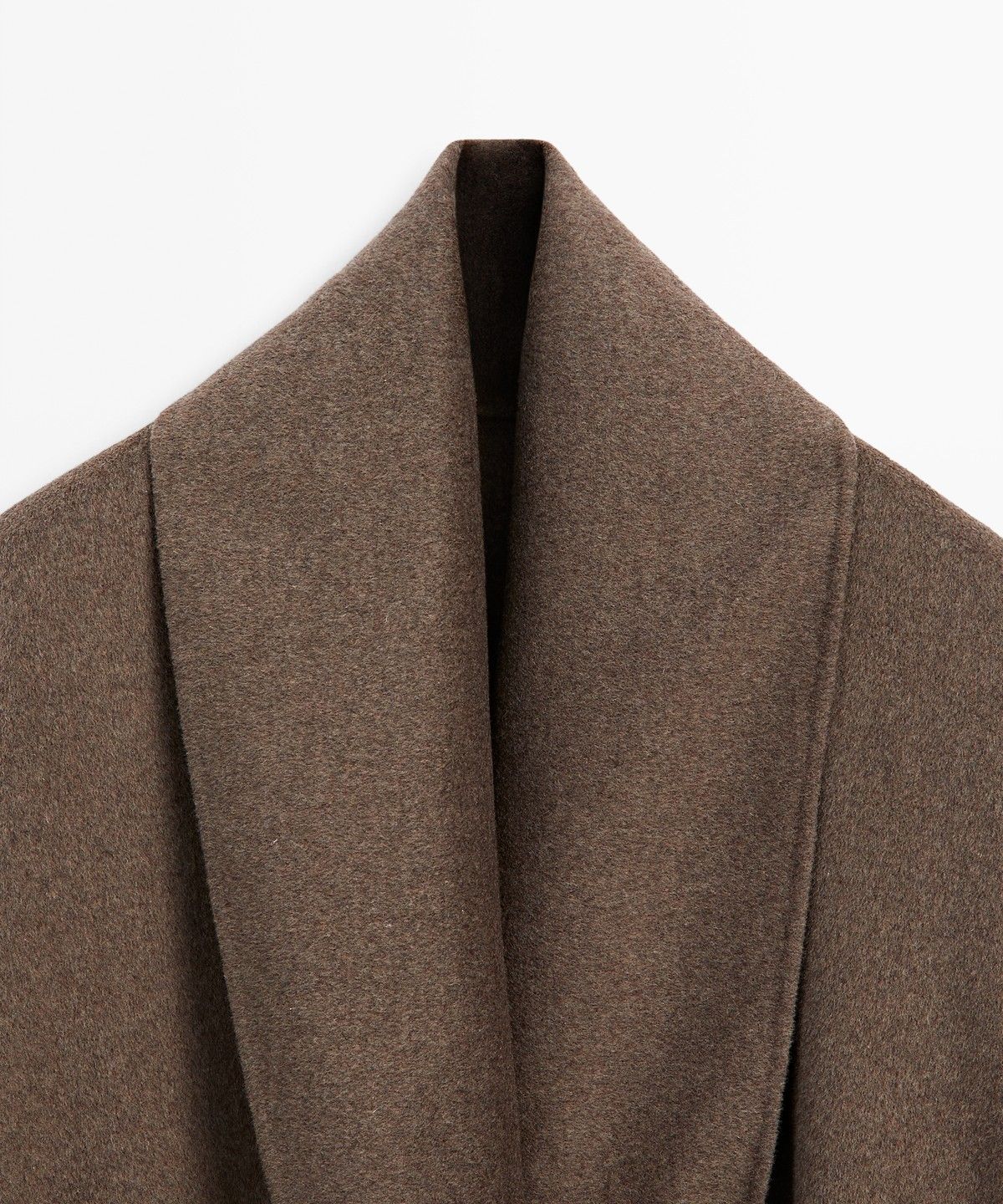마시모두띠(MASSIMO DUTTI) 멜란지 울 랩 쇼트 재킷