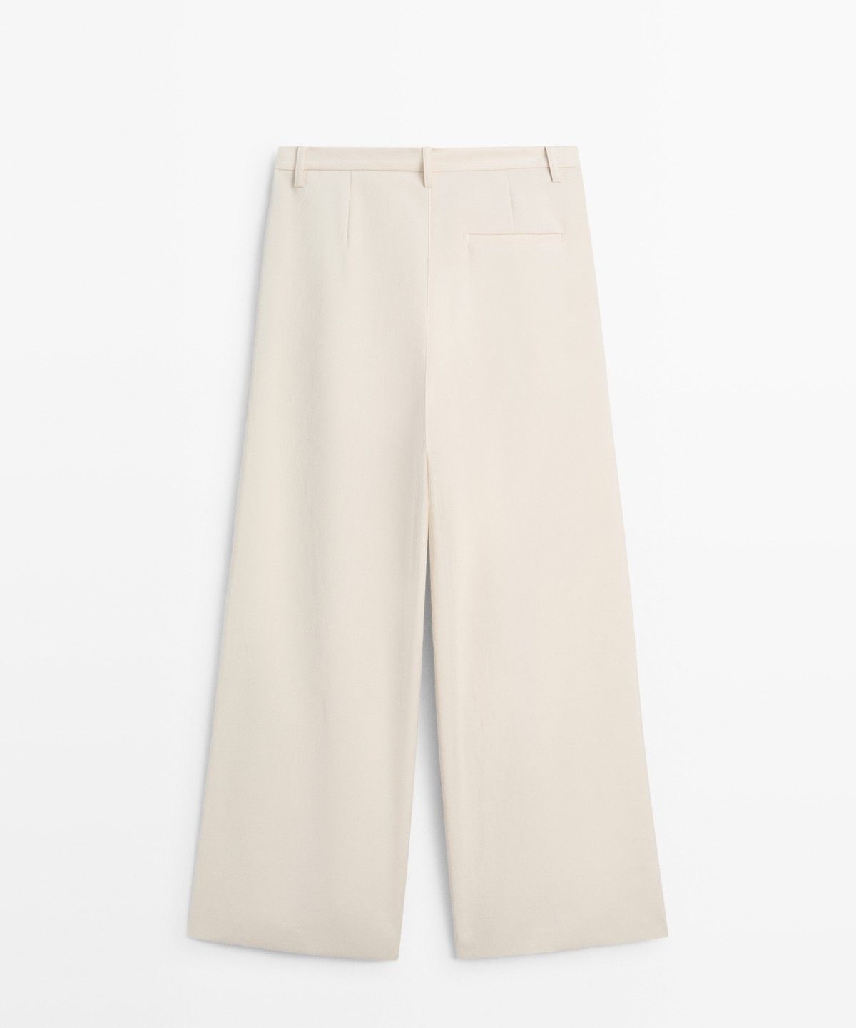 마시모두띠(MASSIMO DUTTI) 크롭 와이드 레그 플루이드 팬츠