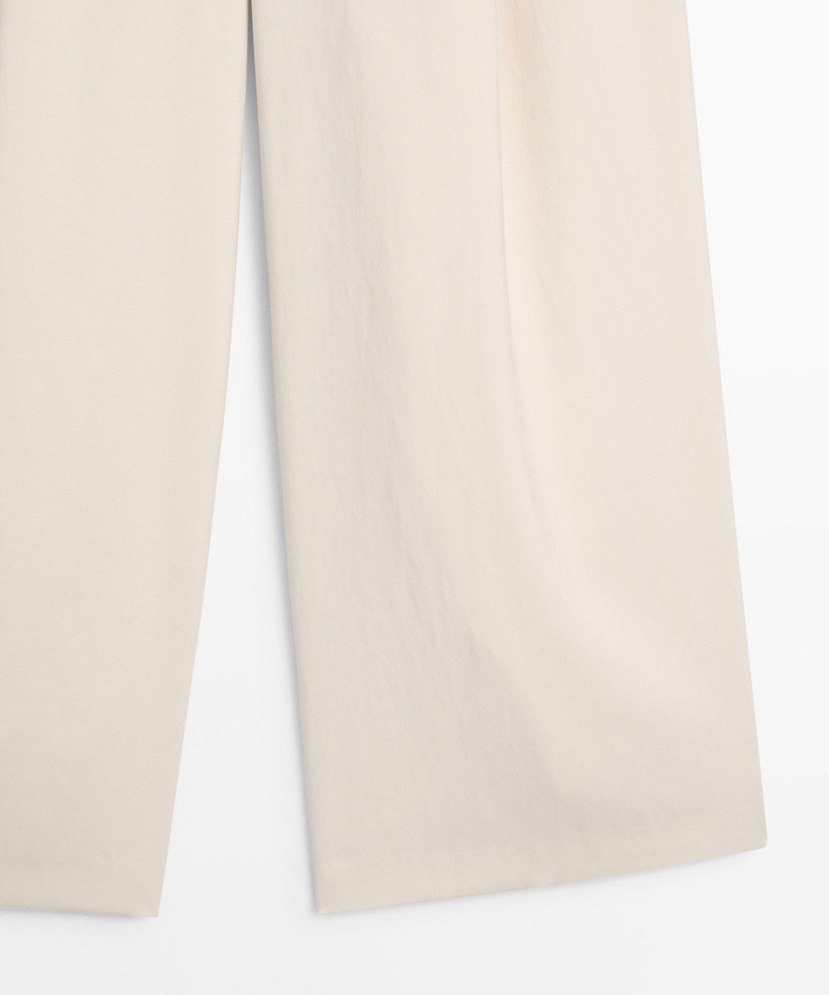 마시모두띠(MASSIMO DUTTI) 크롭 와이드 레그 플루이드 팬츠