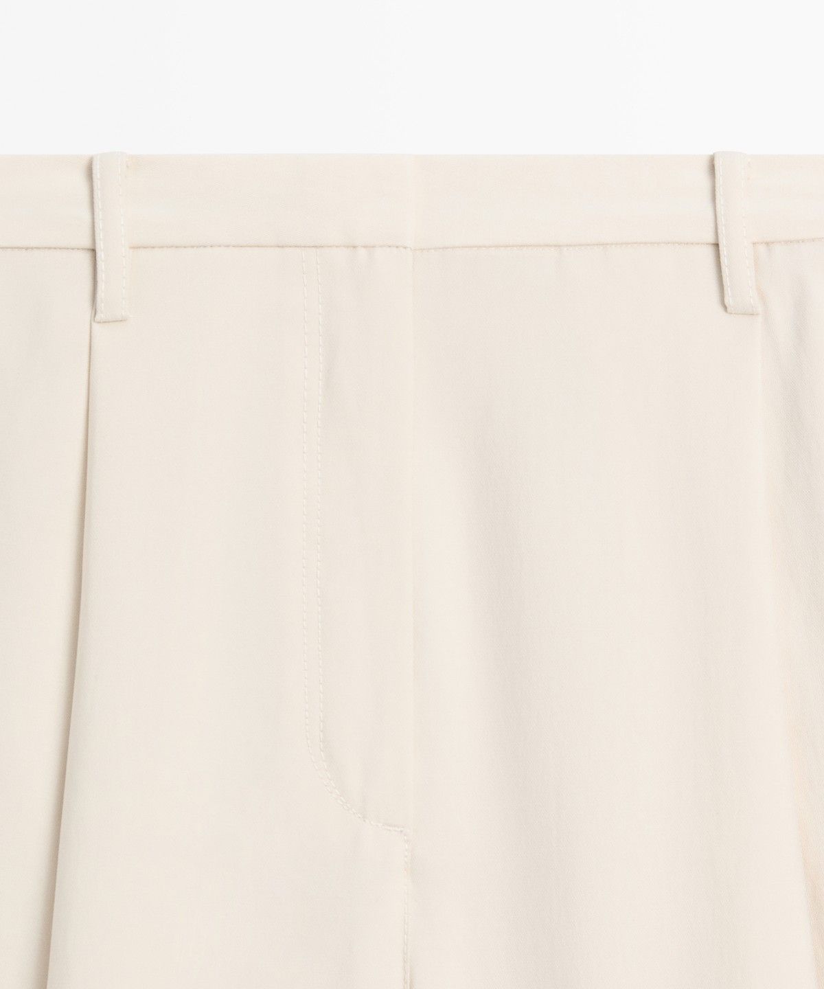 마시모두띠(MASSIMO DUTTI) 크롭 와이드 레그 플루이드 팬츠