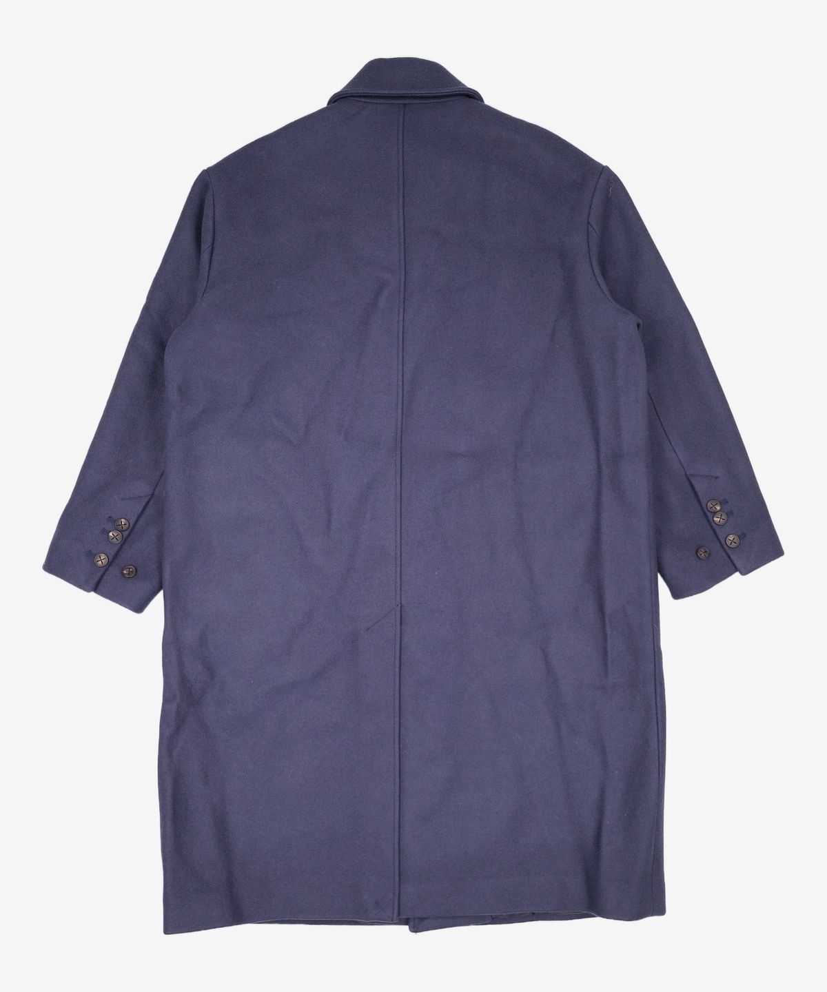 애드오프(ADDOFF) FELT POCKET BALMACAAN COAT DARK NAVY L