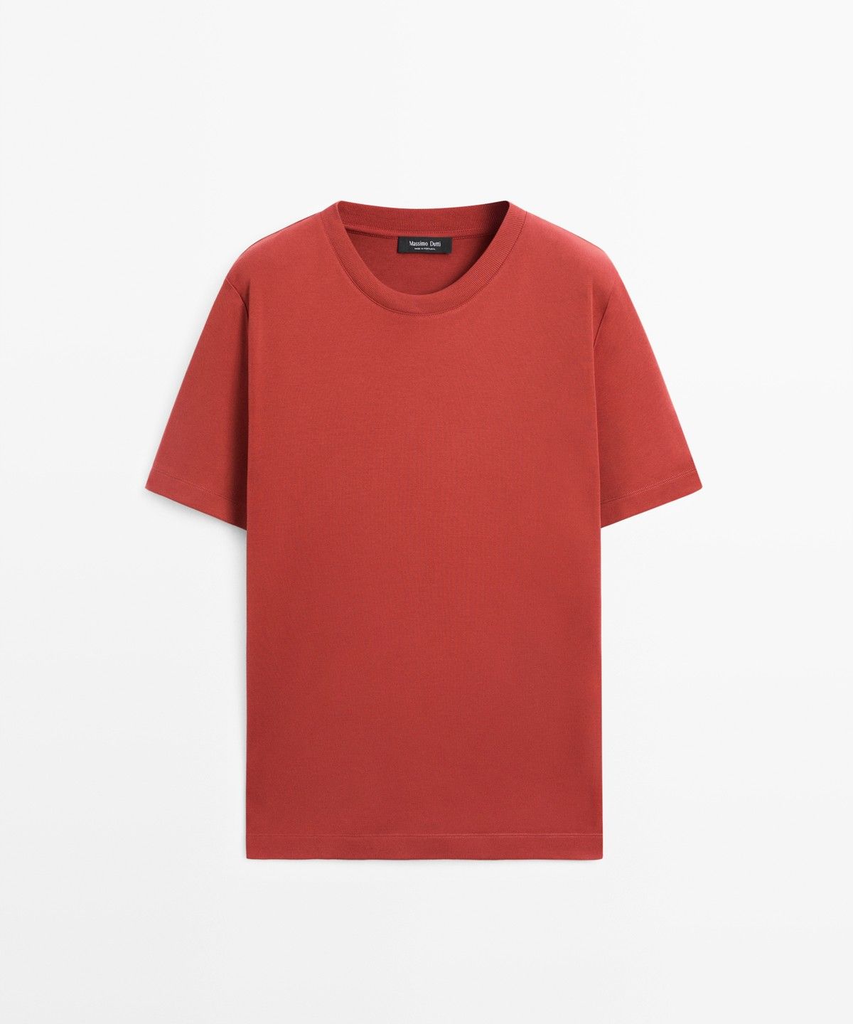 마시모두띠(MASSIMO DUTTI) 100% 코튼 반팔 티셔츠