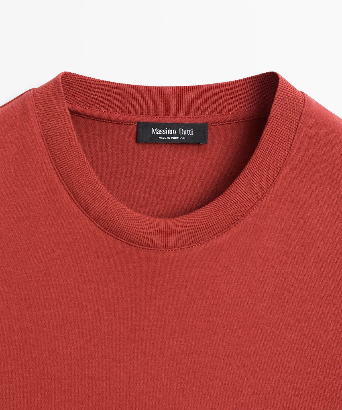 마시모두띠(MASSIMO DUTTI) 100% 코튼 반팔 티셔츠