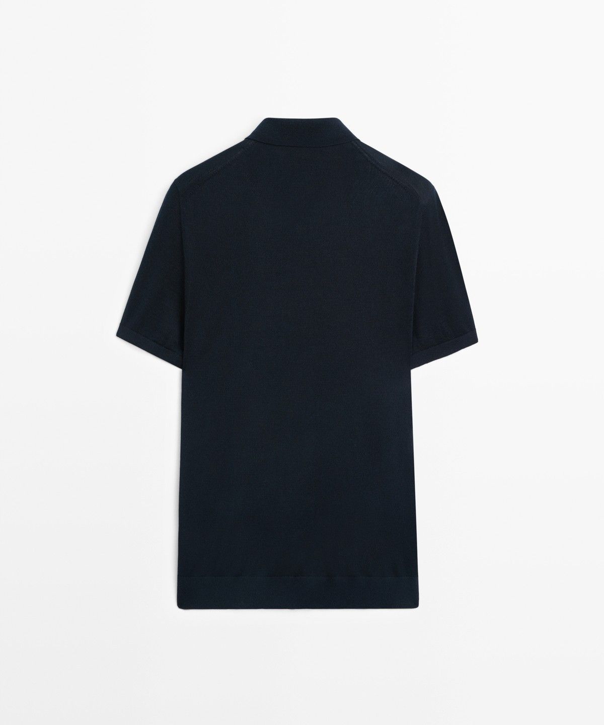 마시모두띠(MASSIMO DUTTI) 울 블렌드 지퍼 폴로 셔츠