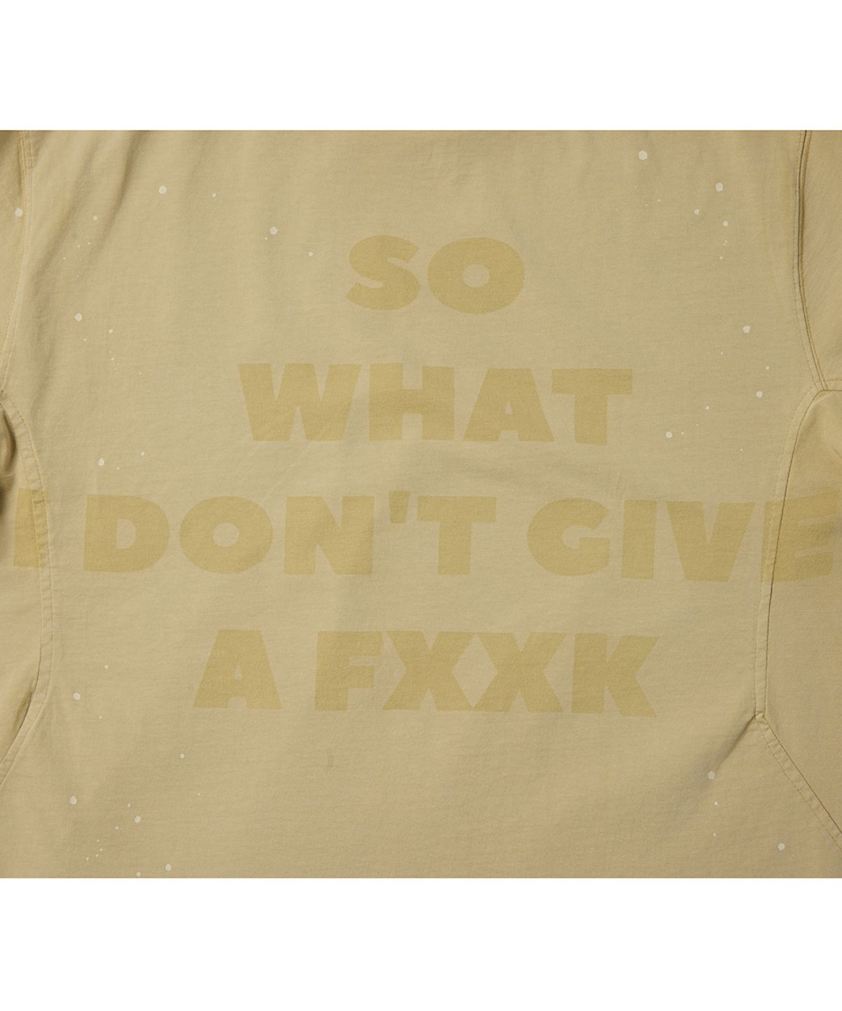 더 오피셜 레퓨지(THE OFFICIAL REFUGE) LASER ETCHED T-SHIRT BEIGE