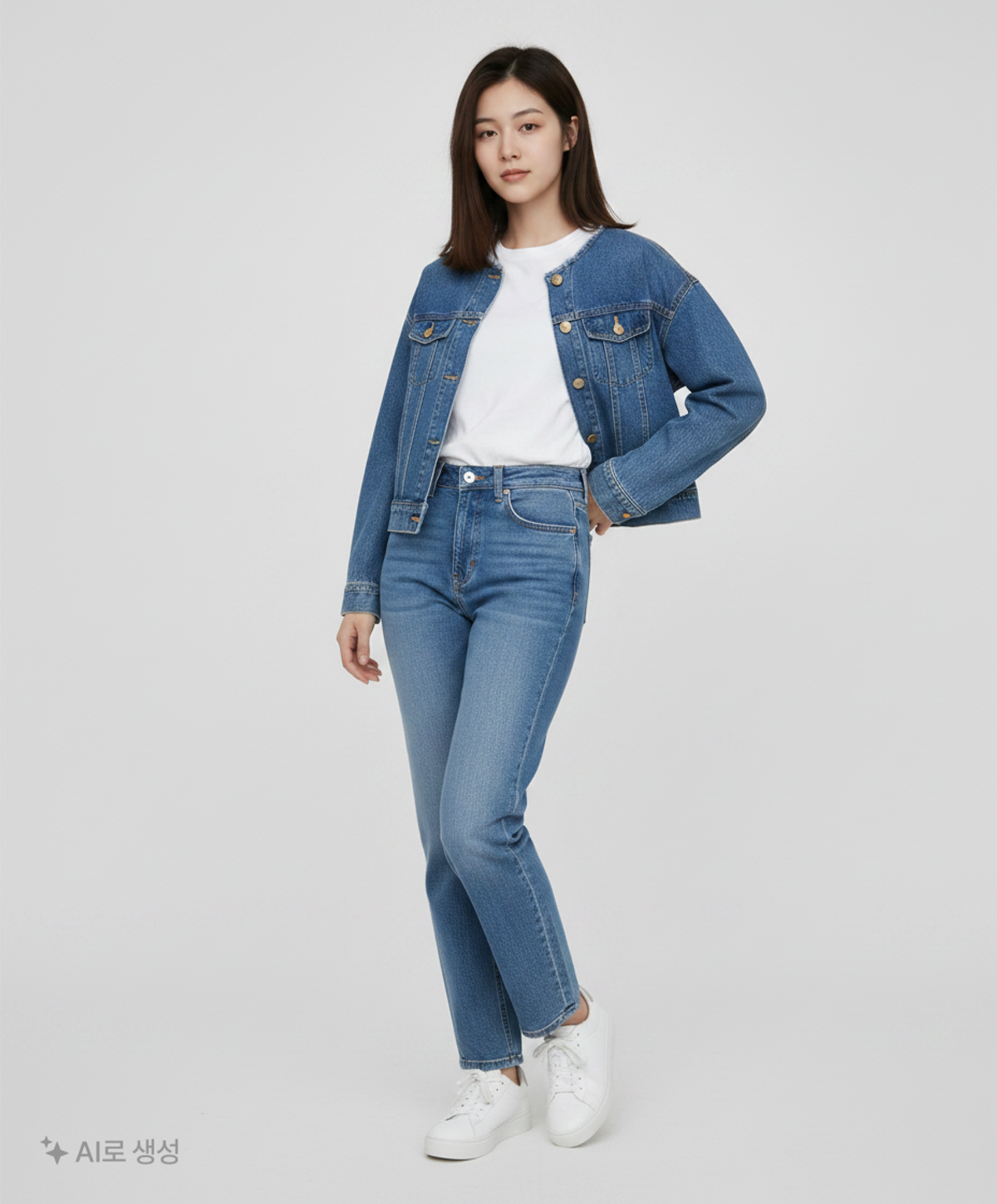 리(LEE) 데님/트러커 재킷 S