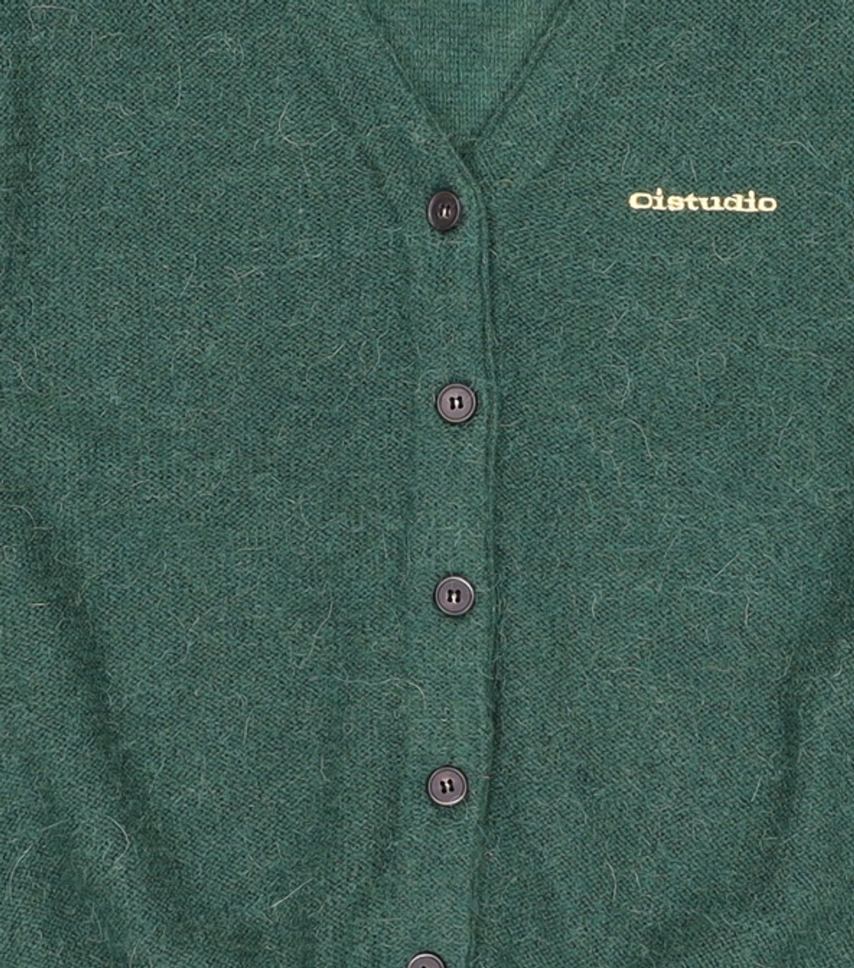 오아이오아이 컬렉션(OIOI COLLECTION) OI STUDIO CLASSIC CARDIGAN [DEEP GREEN] FREE